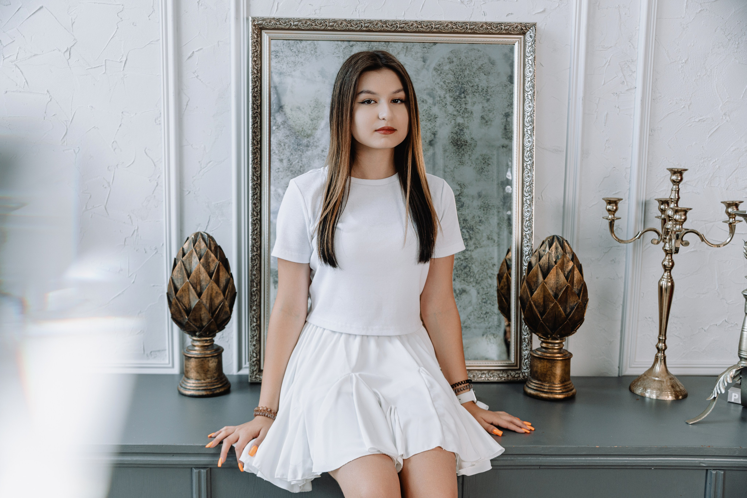 Евгения, Михаил и Дарина и собачка Чарли. Фотограф Воронеж Варвара