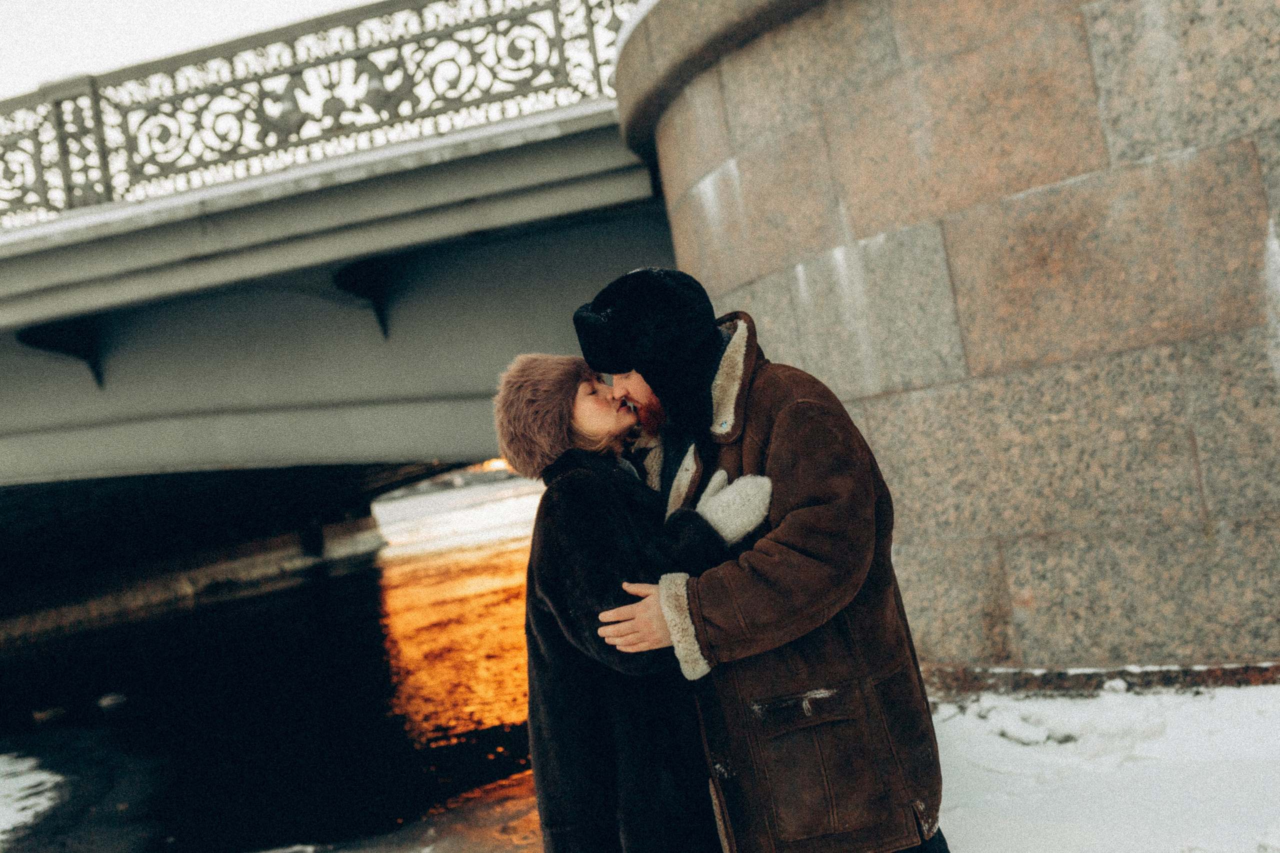 LoveStory зимняя. Фотограф Санкт-Петербург Князева Елизавета