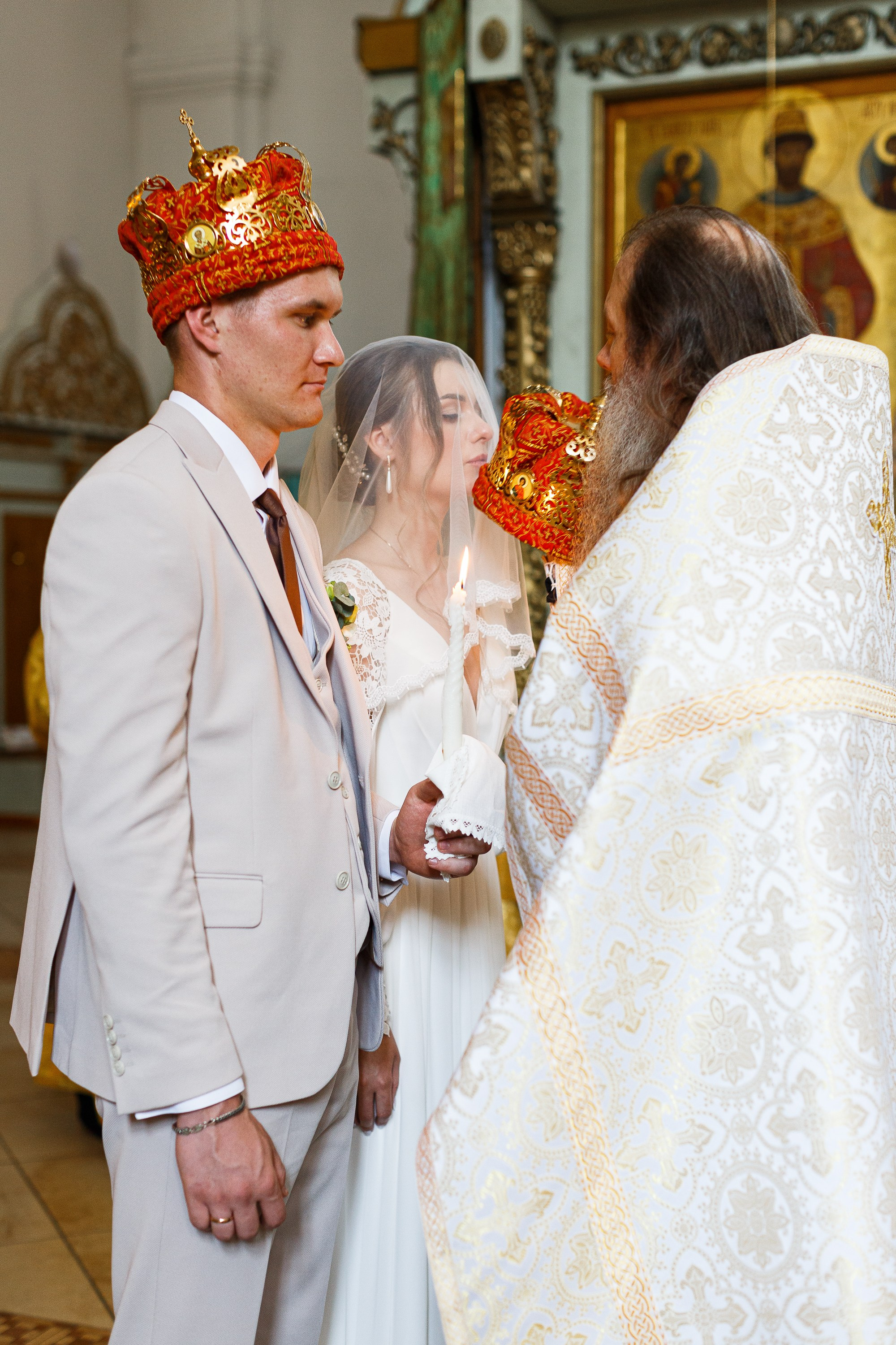 Венчание в храме Живоначальной Троицы на Шаболовке