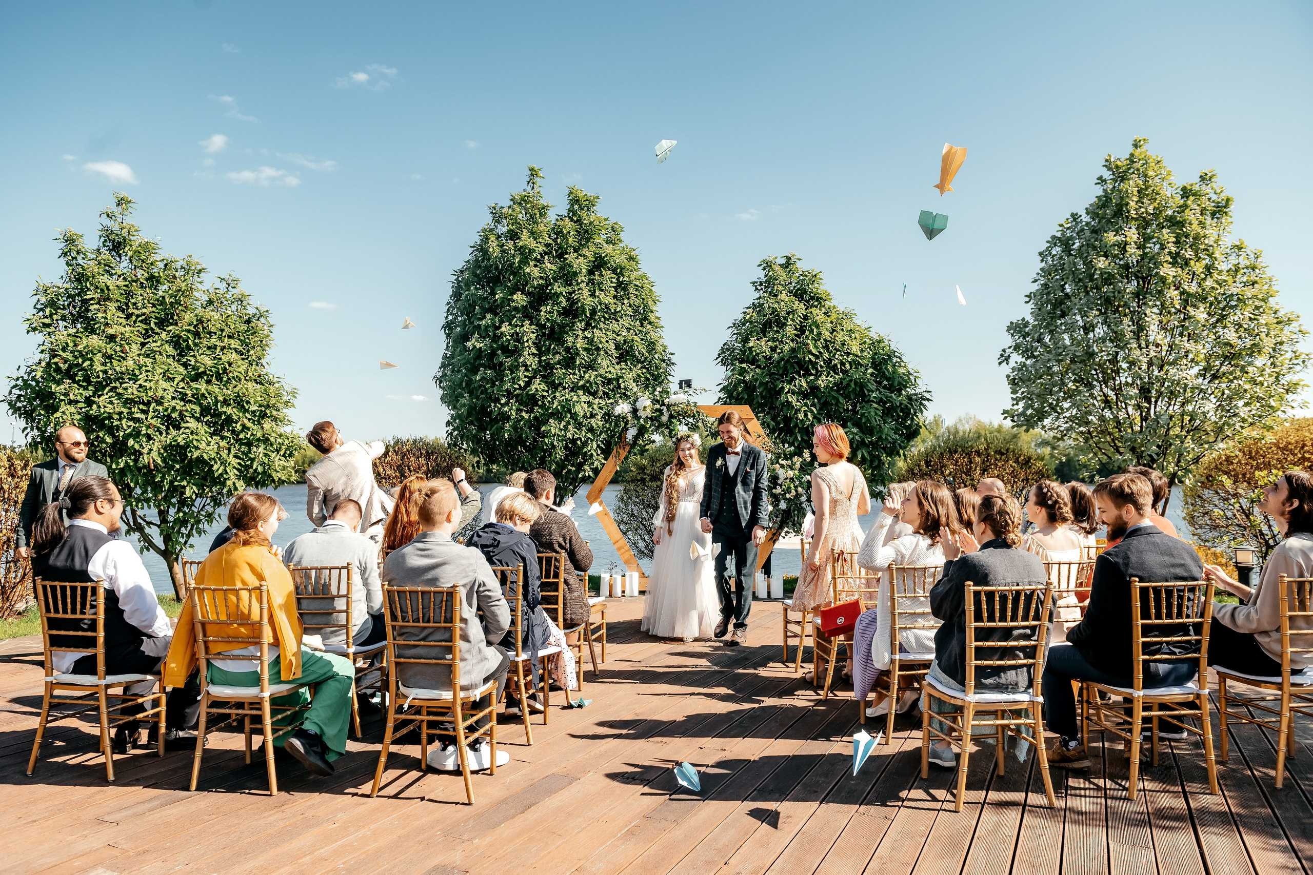 Свадьба с фотосессией в Усадьбе «Быково», основная часть — Яхт-клуб «Капитан». Свадебный и семейный фотограф Виктория Носачёва. Щелково, Москва и МО
