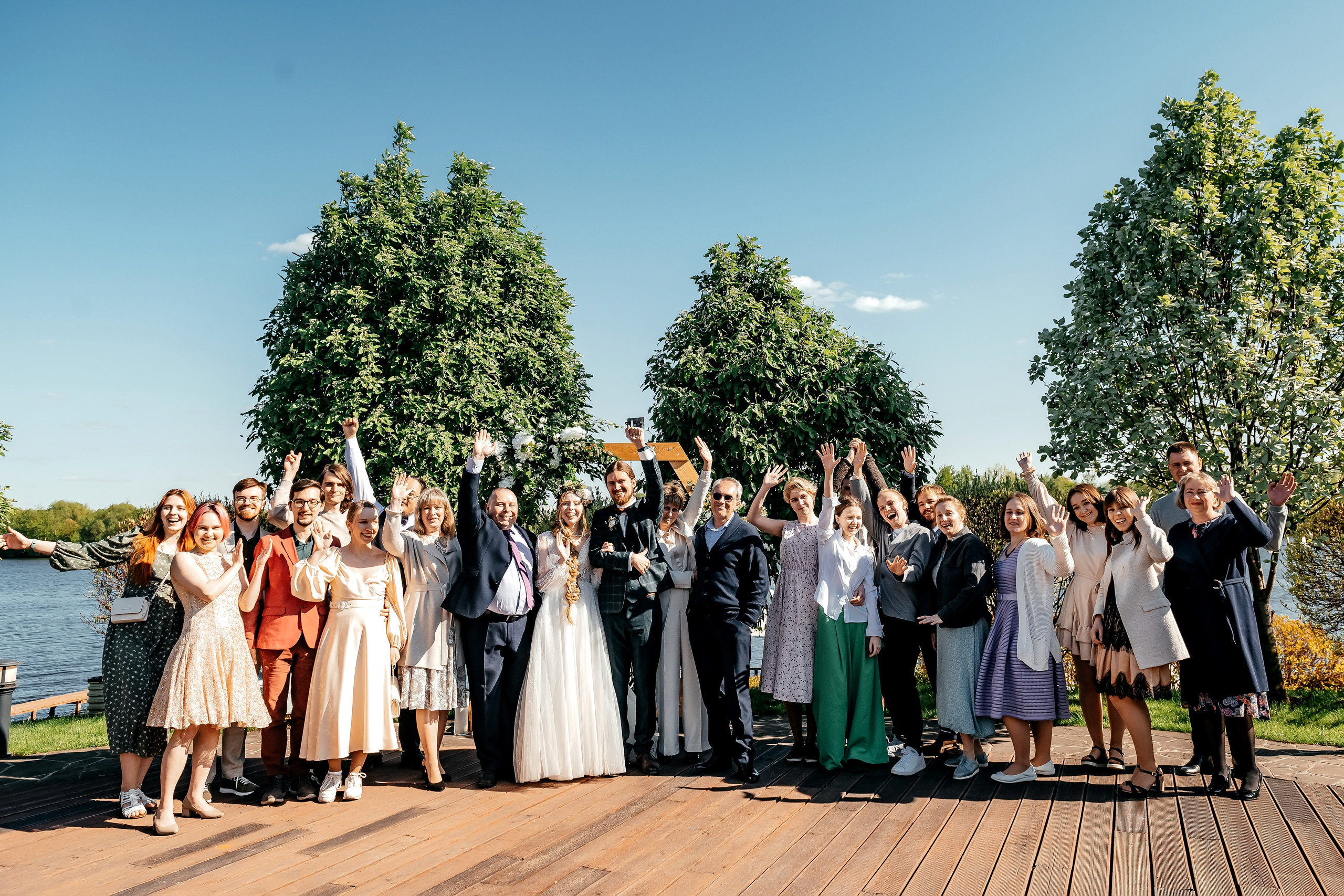 Свадьба с фотосессией в Усадьбе «Быково», основная часть — Яхт-клуб «Капитан». Свадебный и семейный фотограф Виктория Носачёва. Щелково, Москва и МО