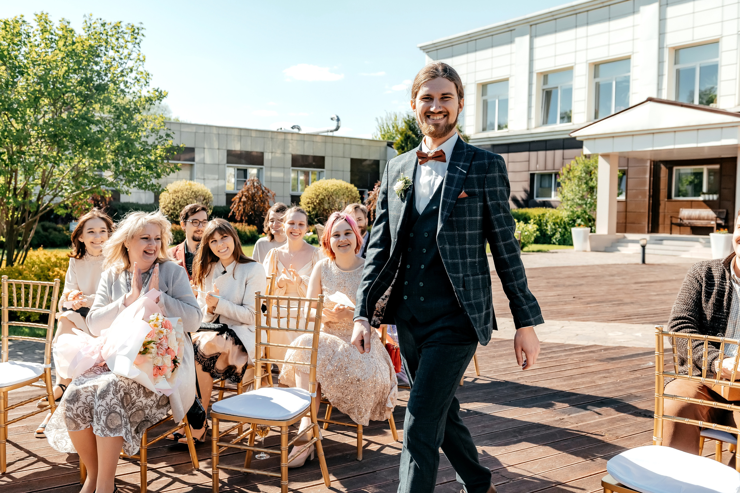 Свадьба с фотосессией в Усадьбе «Быково», основная часть — Яхт-клуб «Капитан». Свадебный и семейный фотограф Виктория Носачёва. Щелково, Москва и МО