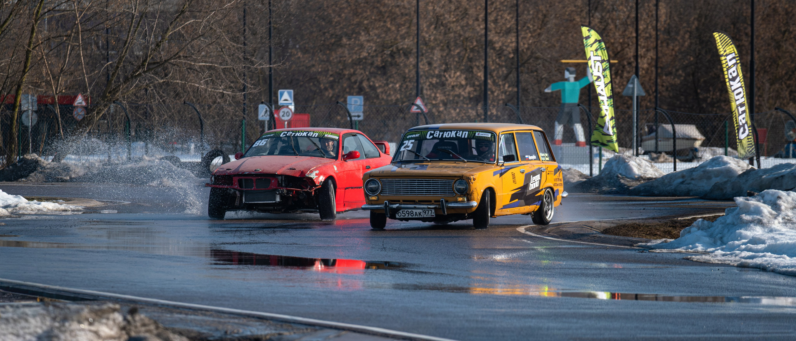 Спортивная автомобильная съемка. Malenkyia