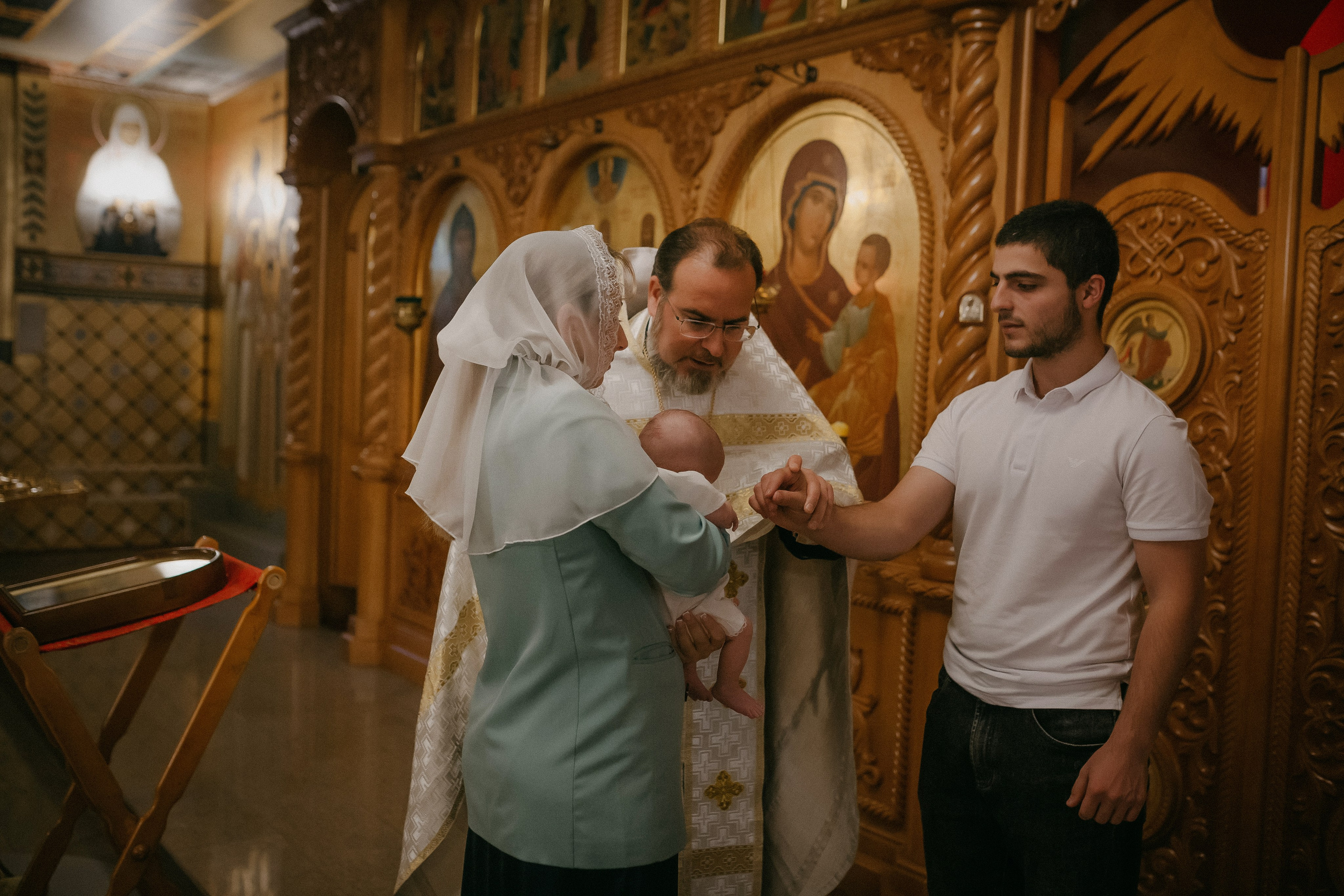 Крещение Софии. Храм Никольский. Семейный фотограф в Сургуте