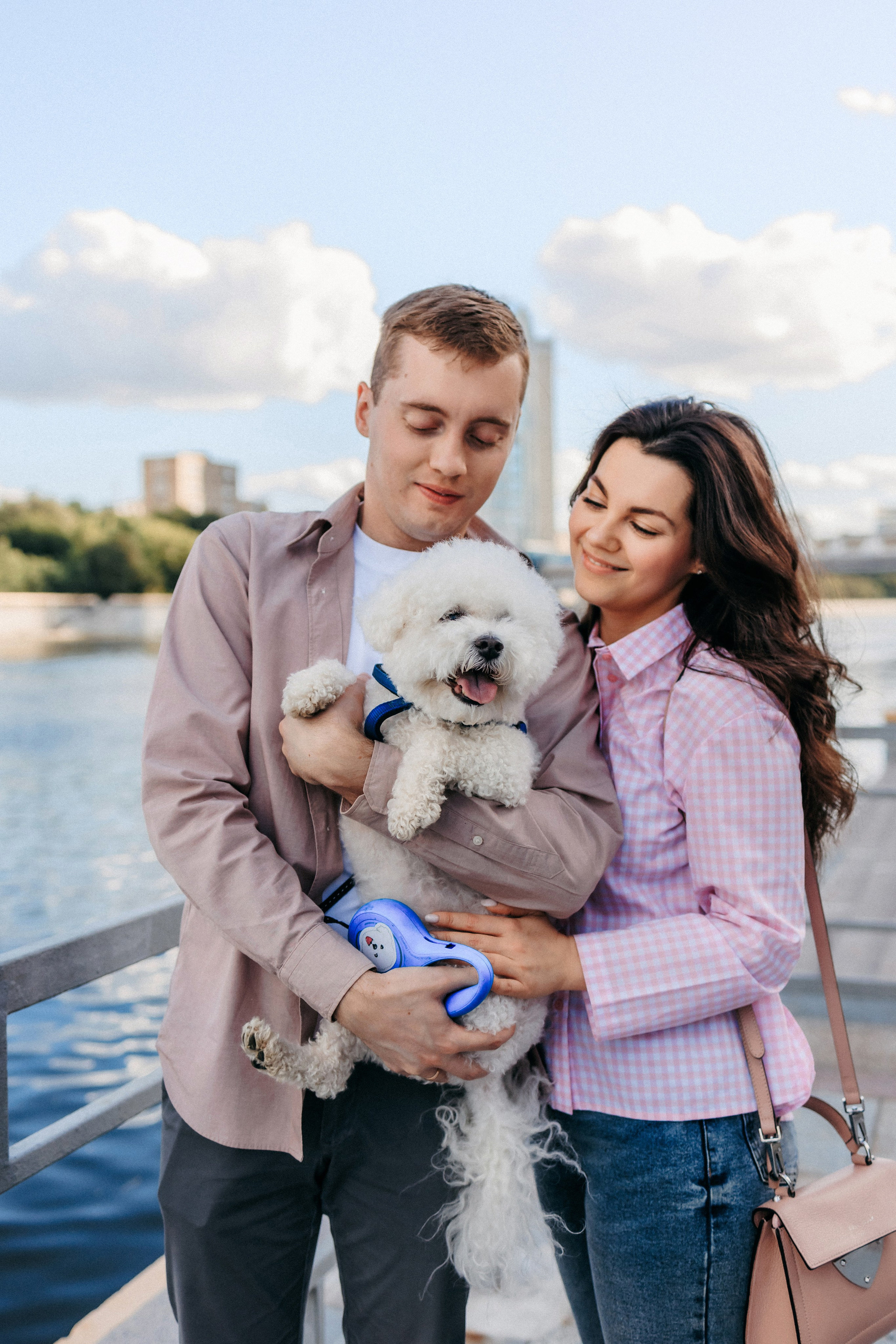 Марина, Данил и Бруно. Фотограф-анималист Елена Радченко, Москва