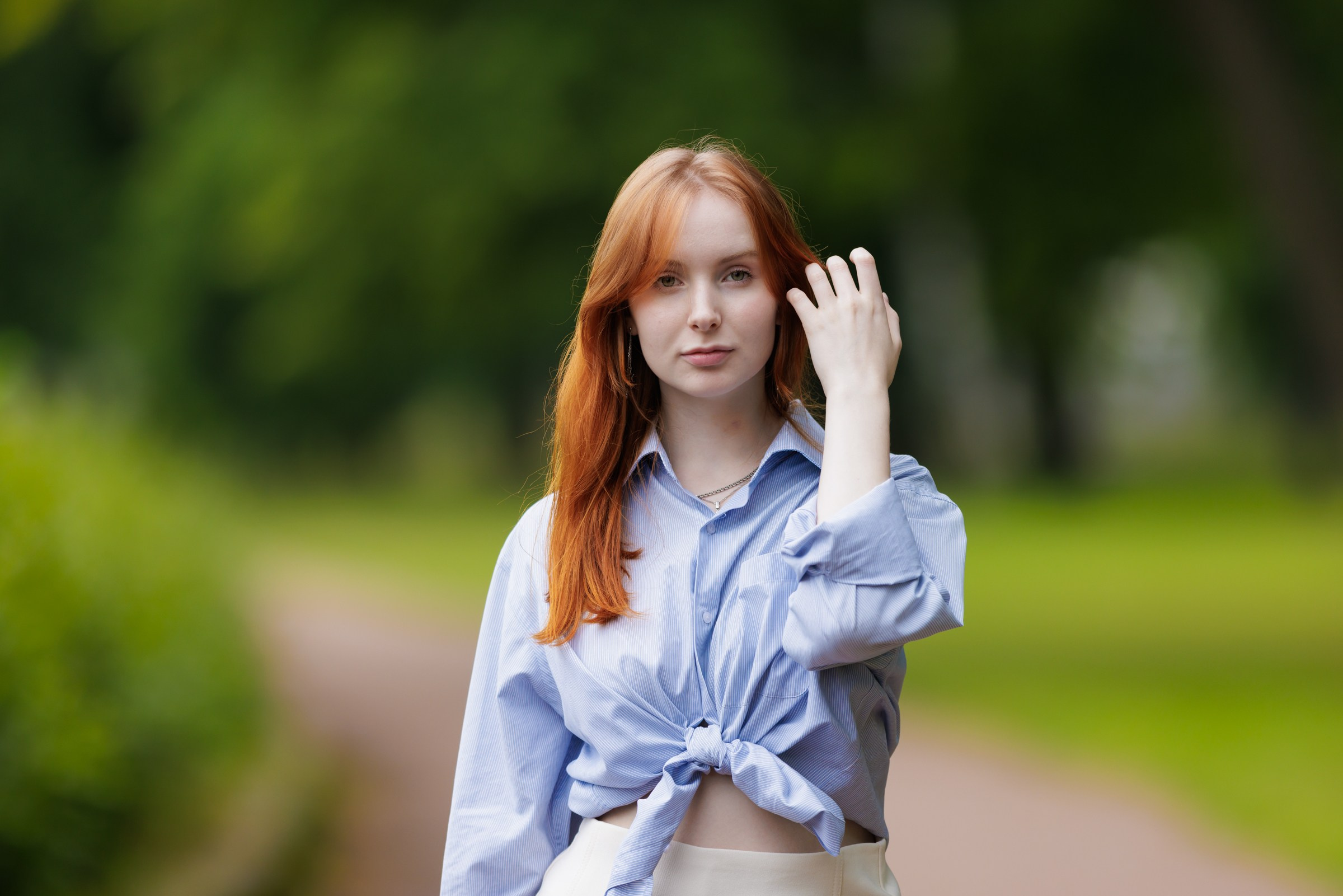 Маша Исаева. Петровский парк. Портретный фотограф в Санкт-Петербурге Александр Быстрицкий