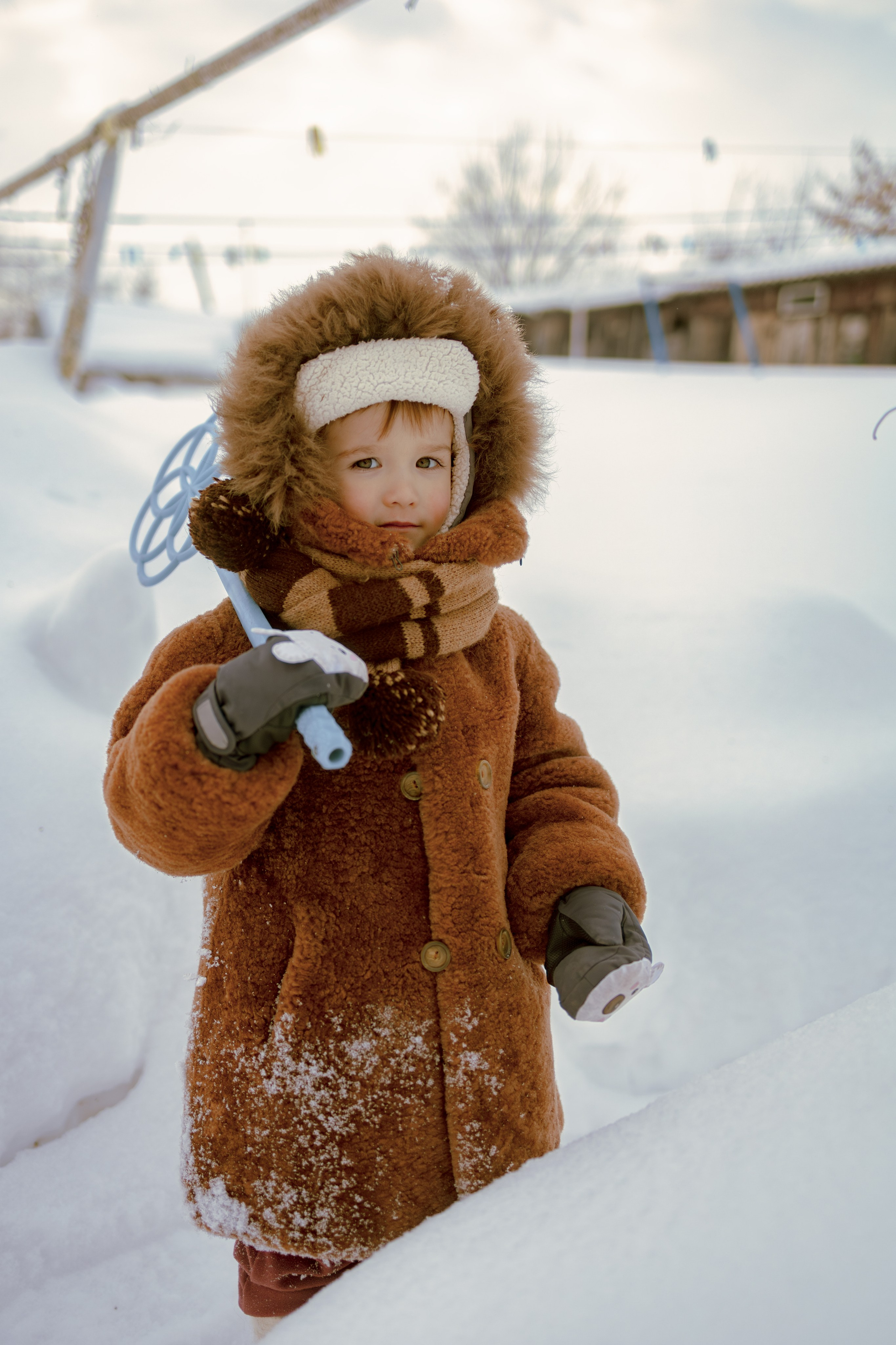 В снежном море на ковре‑корабле. Семейный и детский фотограф Рядчикова Екатерина Москва