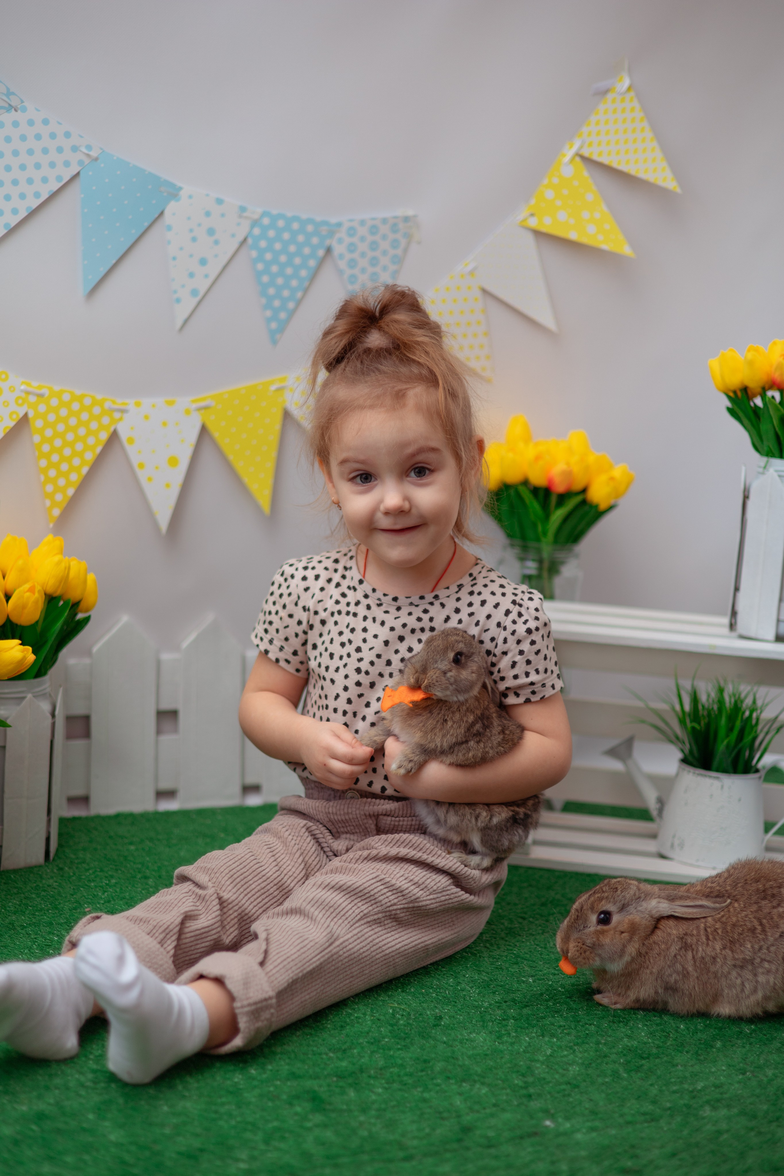 Поля кролики. Семейный и детский фотограф в Михайловке Татьяна Лестьева