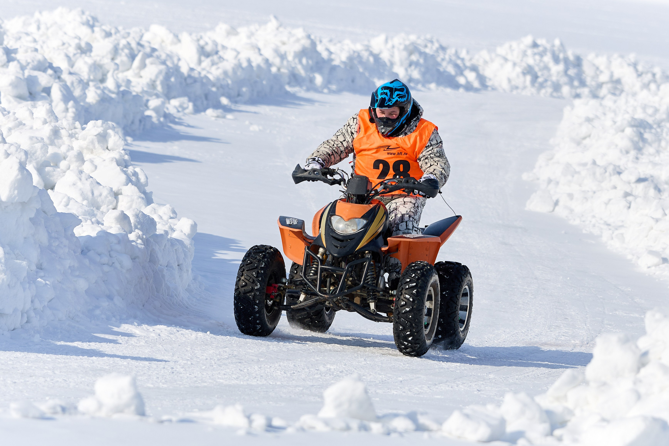 Топим Лёд — 2026. Соревнования на квадроциклах. Фотограф в Новосибирске Алена Скокова