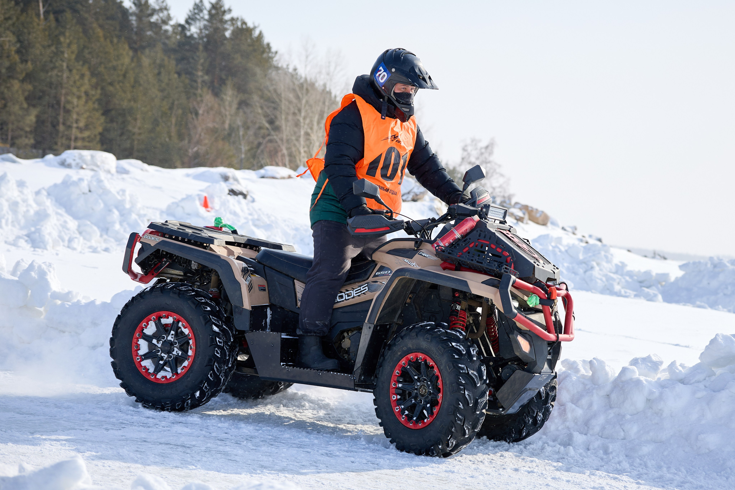 Топим Лёд — 2026. Соревнования на квадроциклах. Фотограф в Новосибирске Алена Скокова