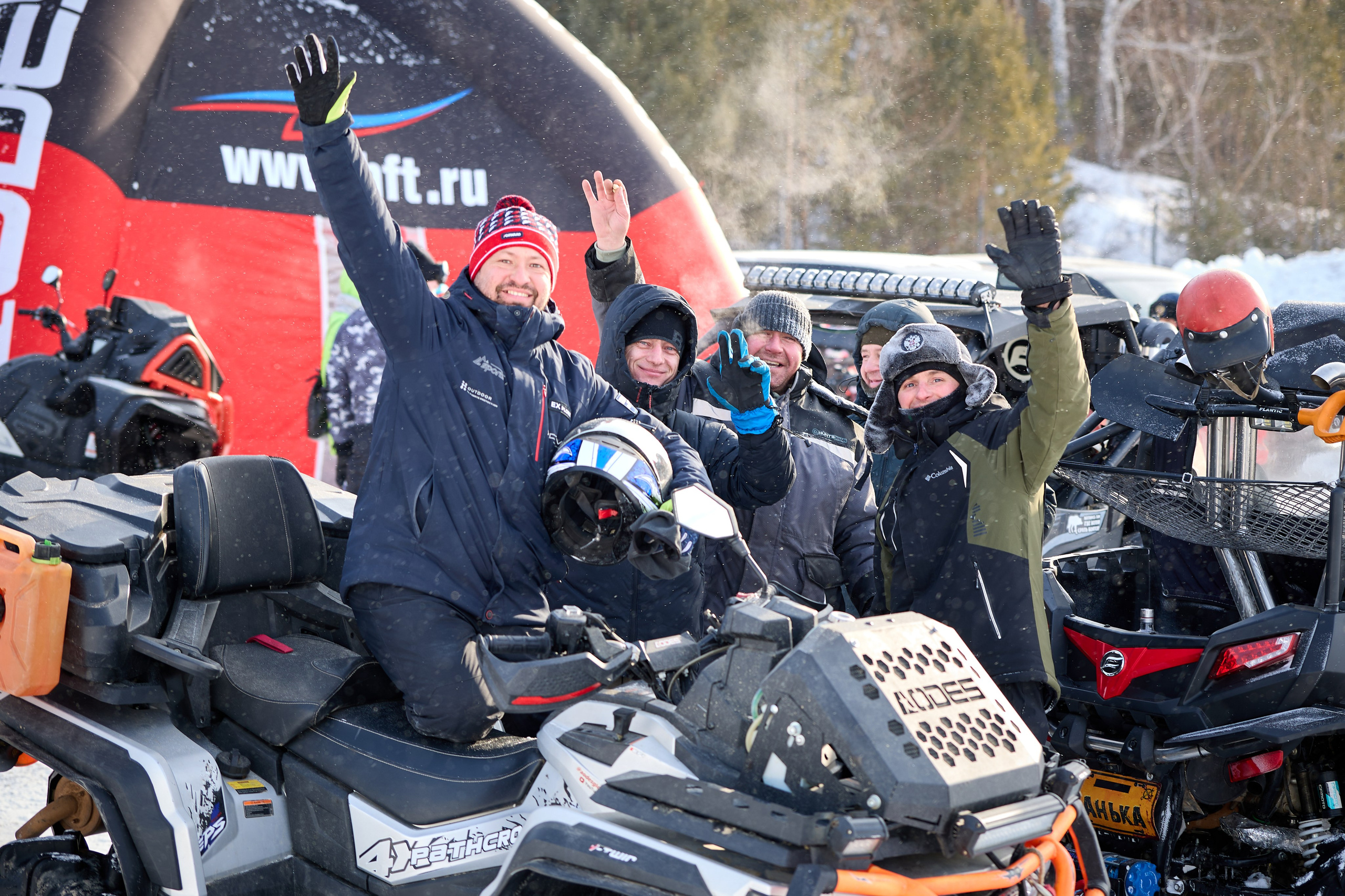 Топим Лёд — 2026. Соревнования на квадроциклах. Фотограф в Новосибирске Алена Скокова