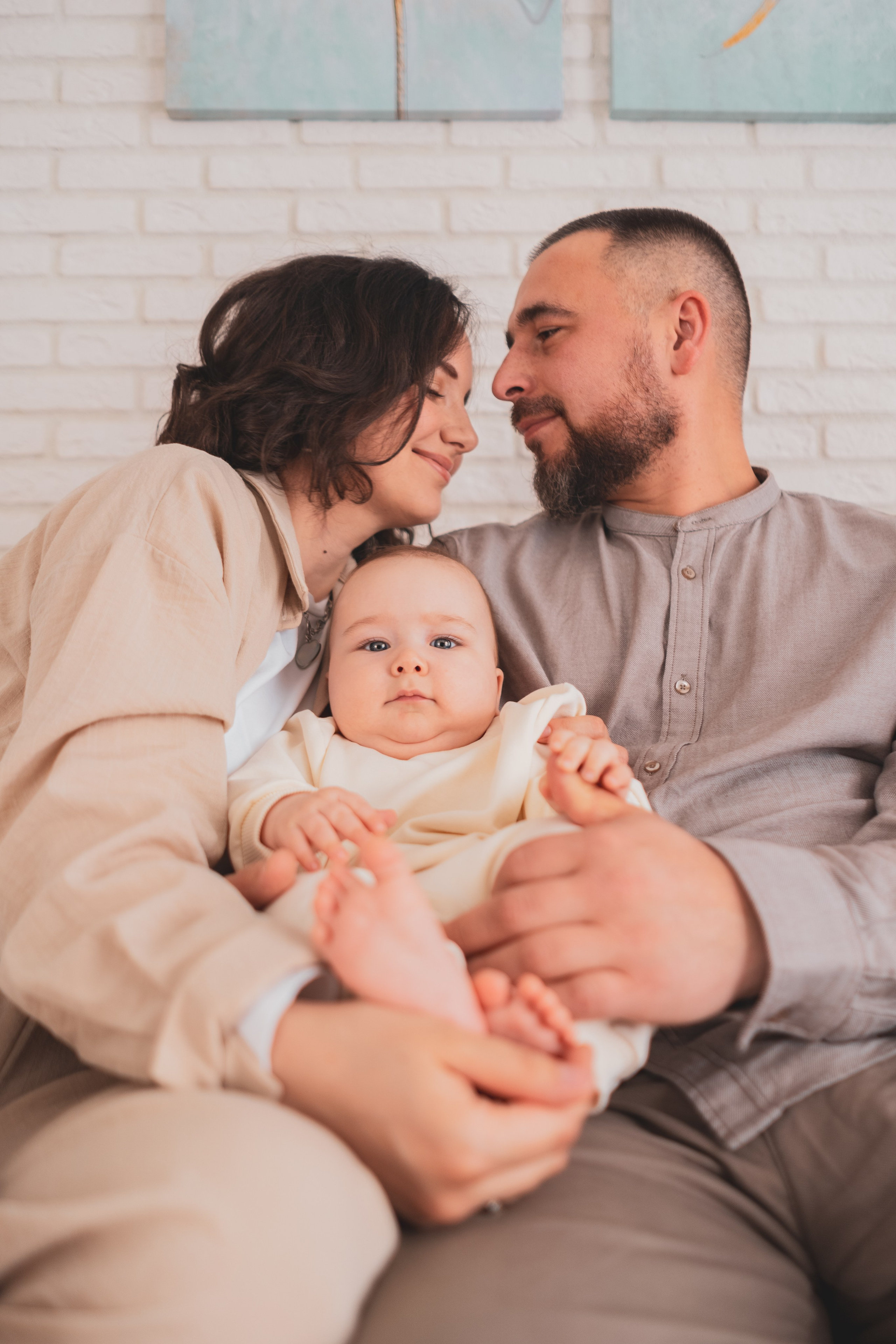 Мансур с родителями, Щелково, домашняя съемка. Наталья Дукалова фотограф Щелково Королев Пушкино Москва Балашиха