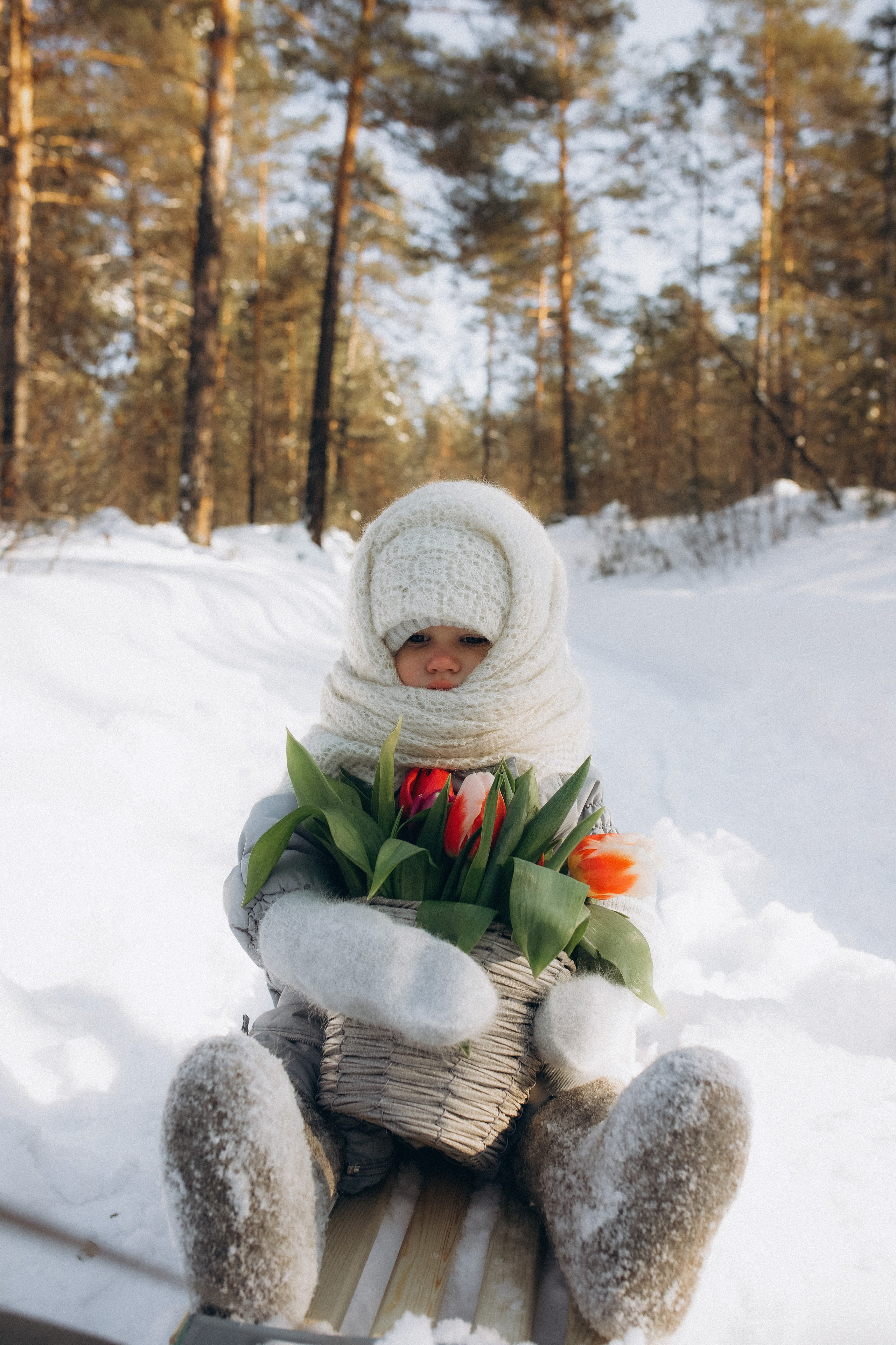 Девочка Зима. Семейный и детский фотограф город Тында Дарья