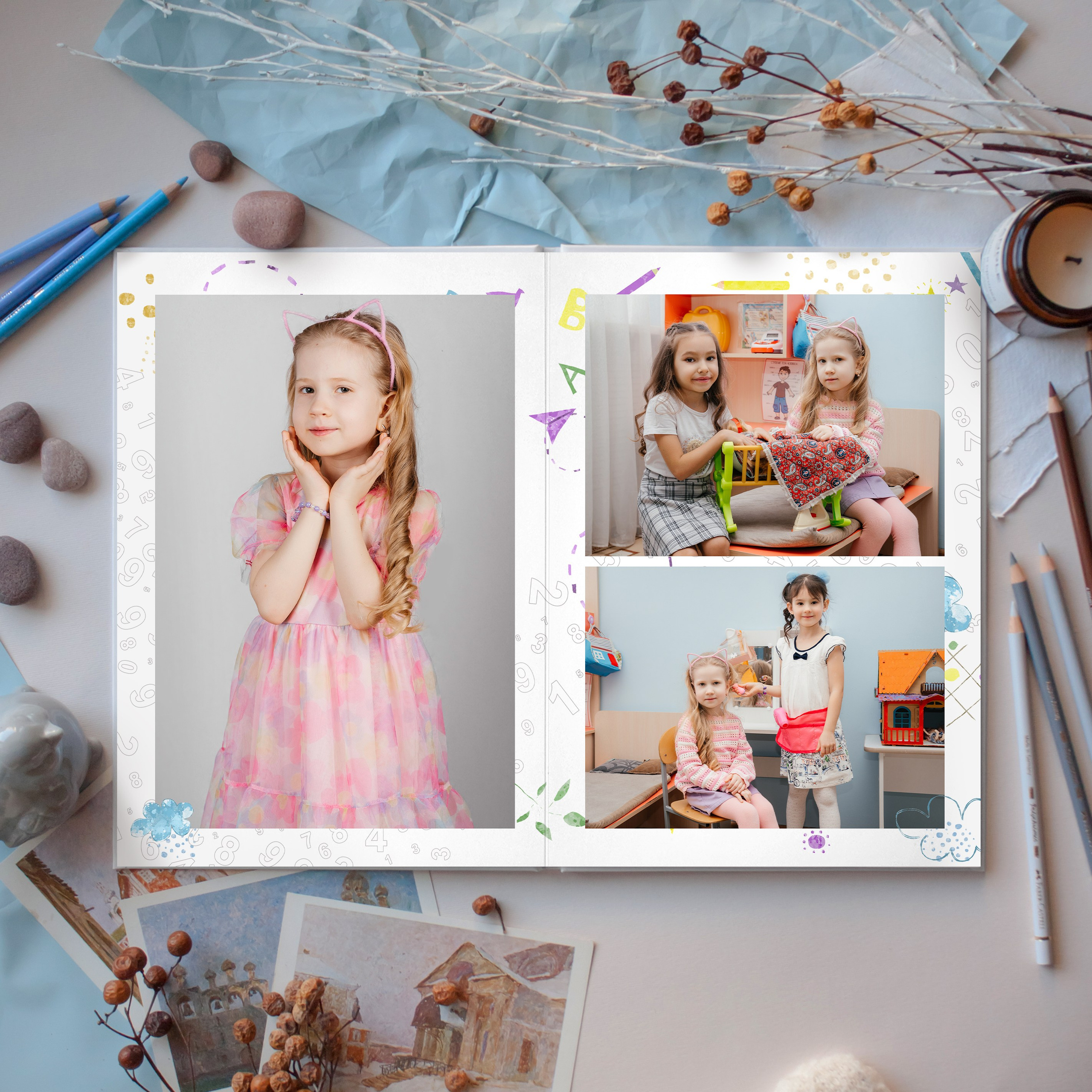 Альбомы для детского сада. Выпускные фотоальбомы в Казани