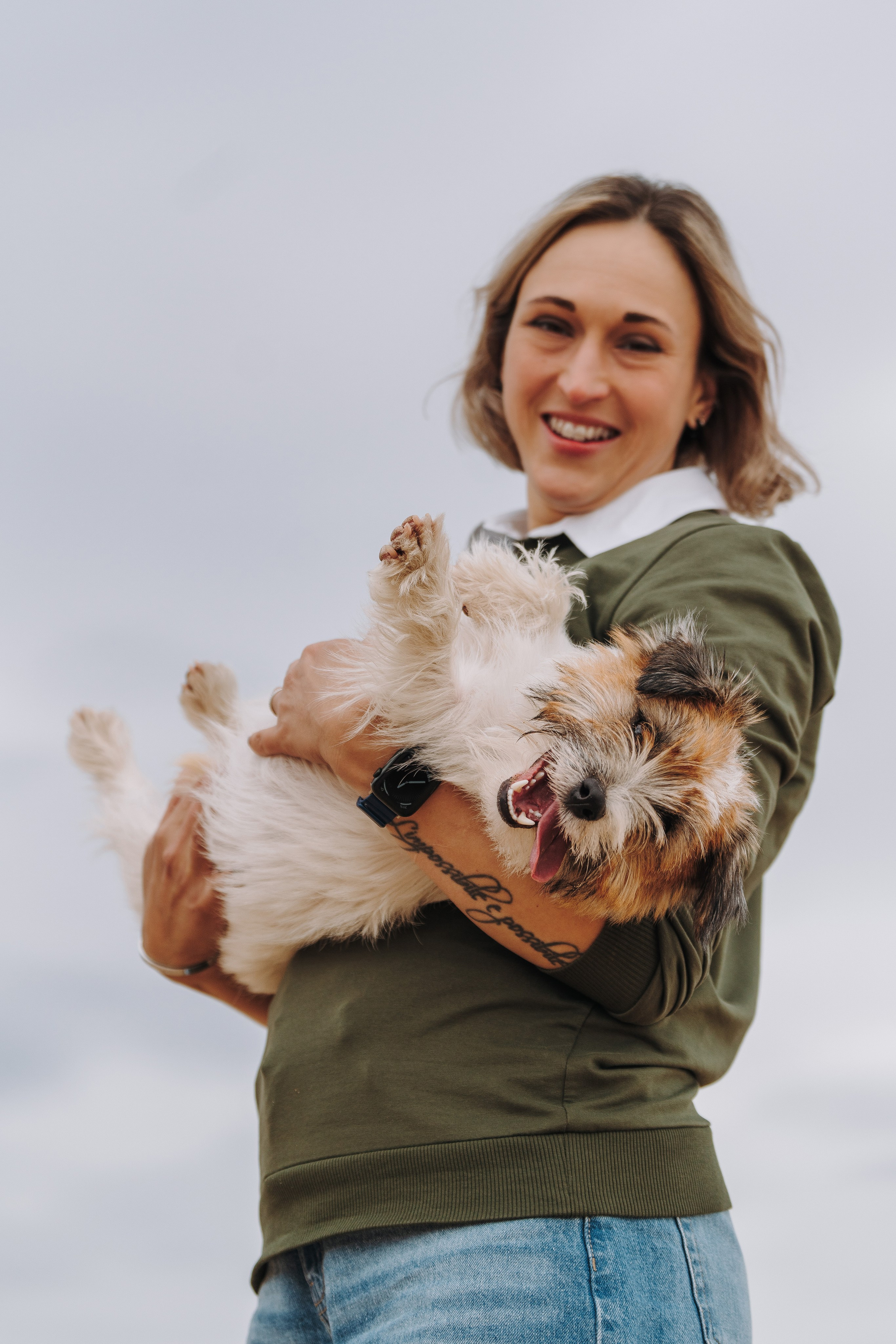 Оля, Ларс и Лукас. Фотограф анималист в Спб недорого Олеся Майорова