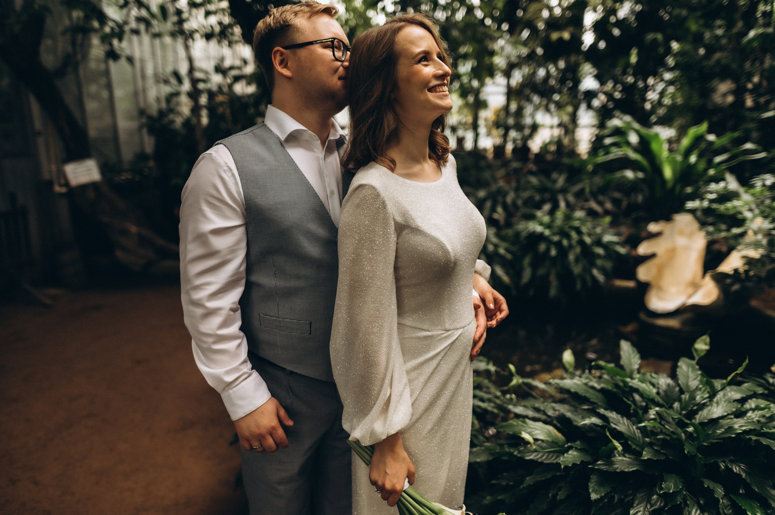 Загс+Оранжерея (камерная свадьба). Фотограф ПИТЕР СПБ Надежда Баранова