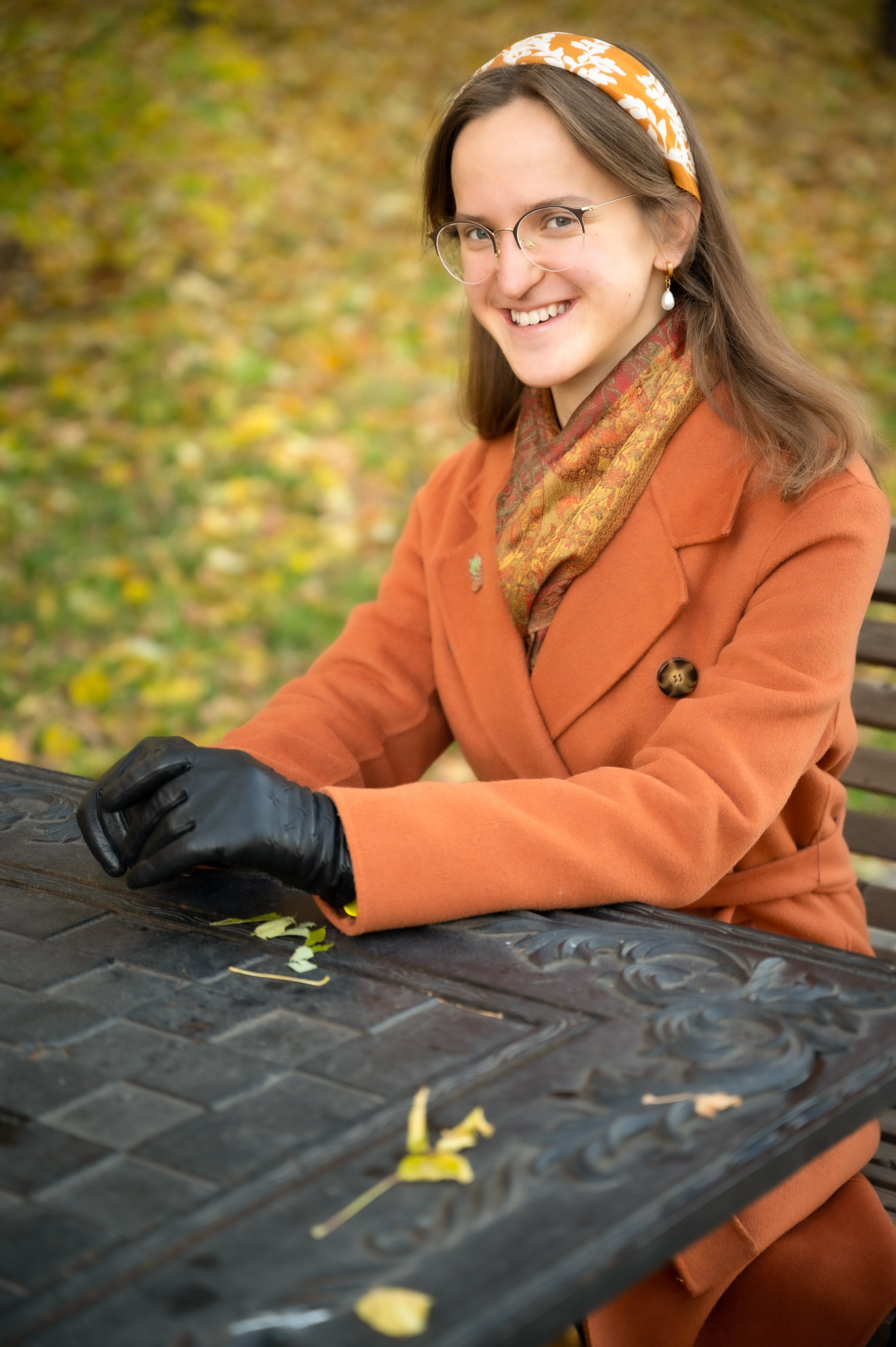 СЪЁМКА АННЫ В ОСЕННЕМ ПАРКЕ. Портретный фотограф в Москве Евгений Кемайкин
