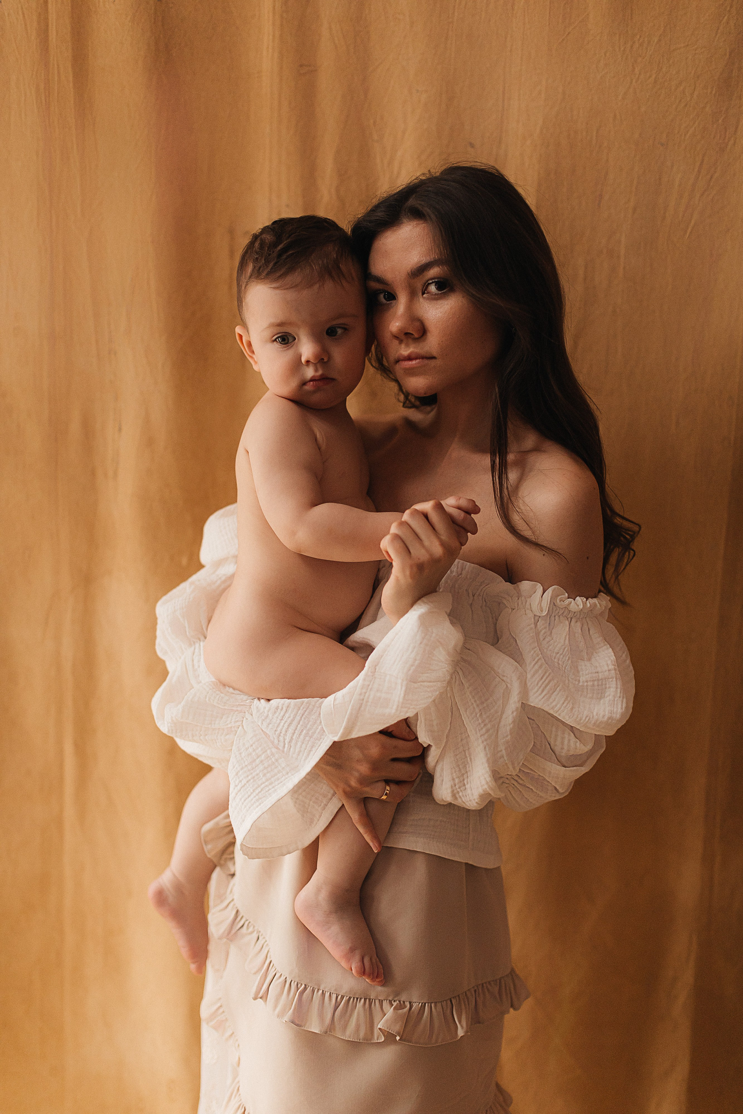 Нежность, мама и малыш. Фотограф Москва