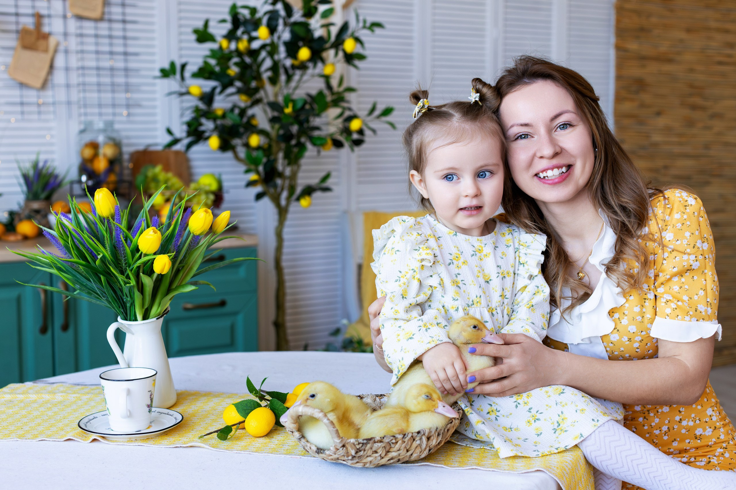 Фотосесии с Утятами и Кроликами (Пасхальные Фотосессии). Семейный и Детский фотограф в Москва Скворцова Татьяна