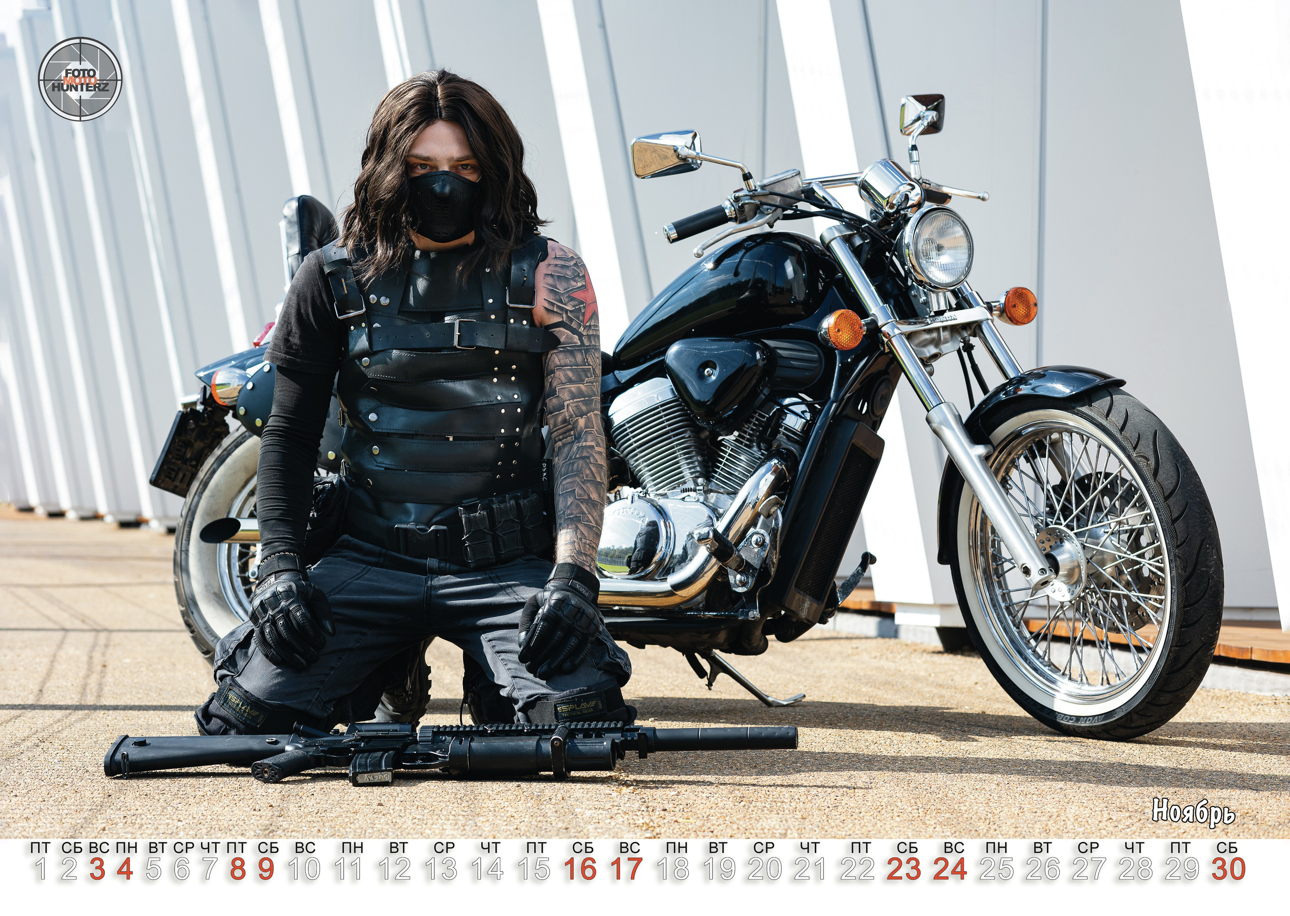 Календарь Mens24. FotoMotoHunterZ — фотографии мотоциклистов на улицах города