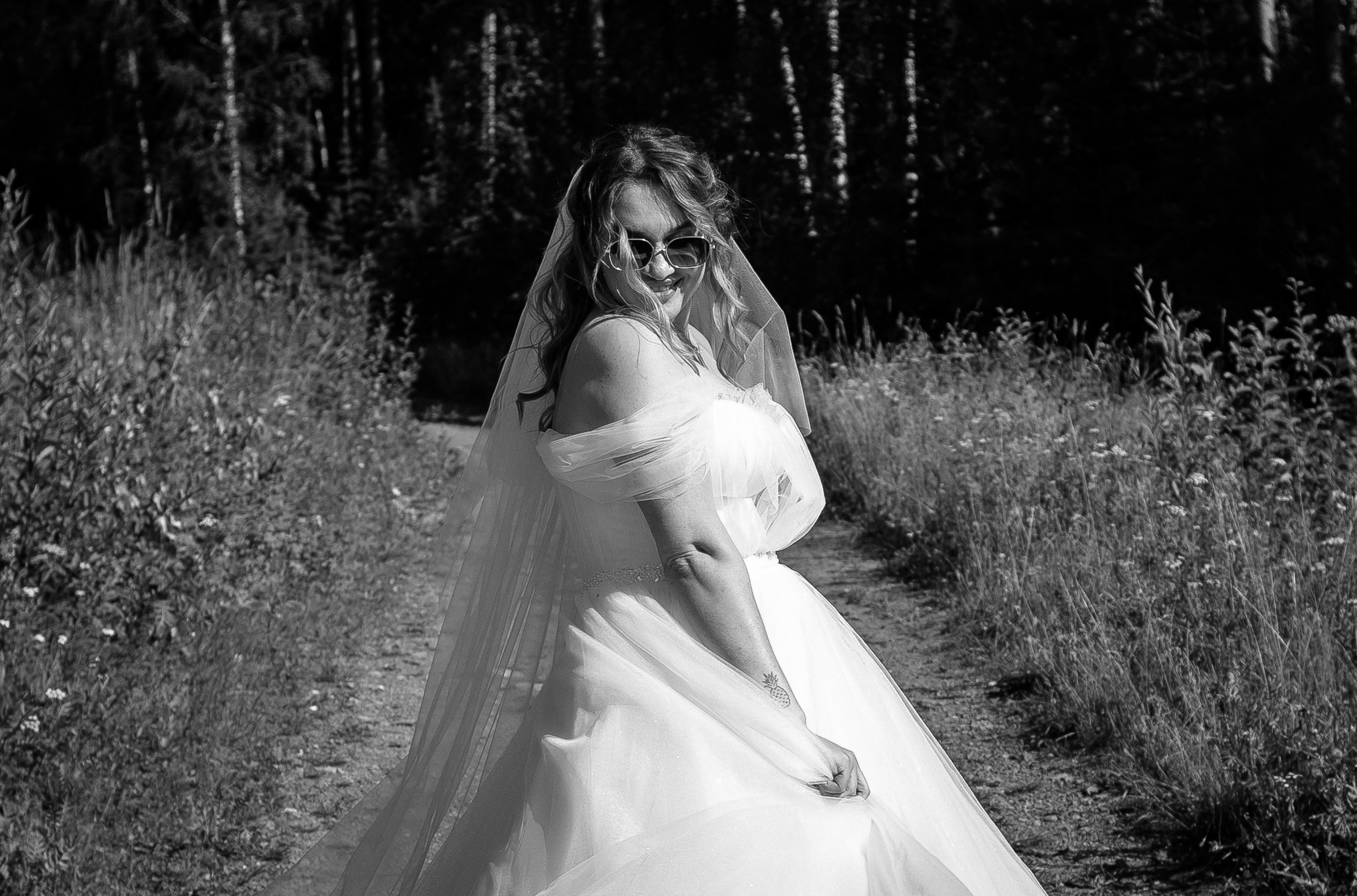 Свадебная фотосессия за городом. Фотограф Татьяна Орлова