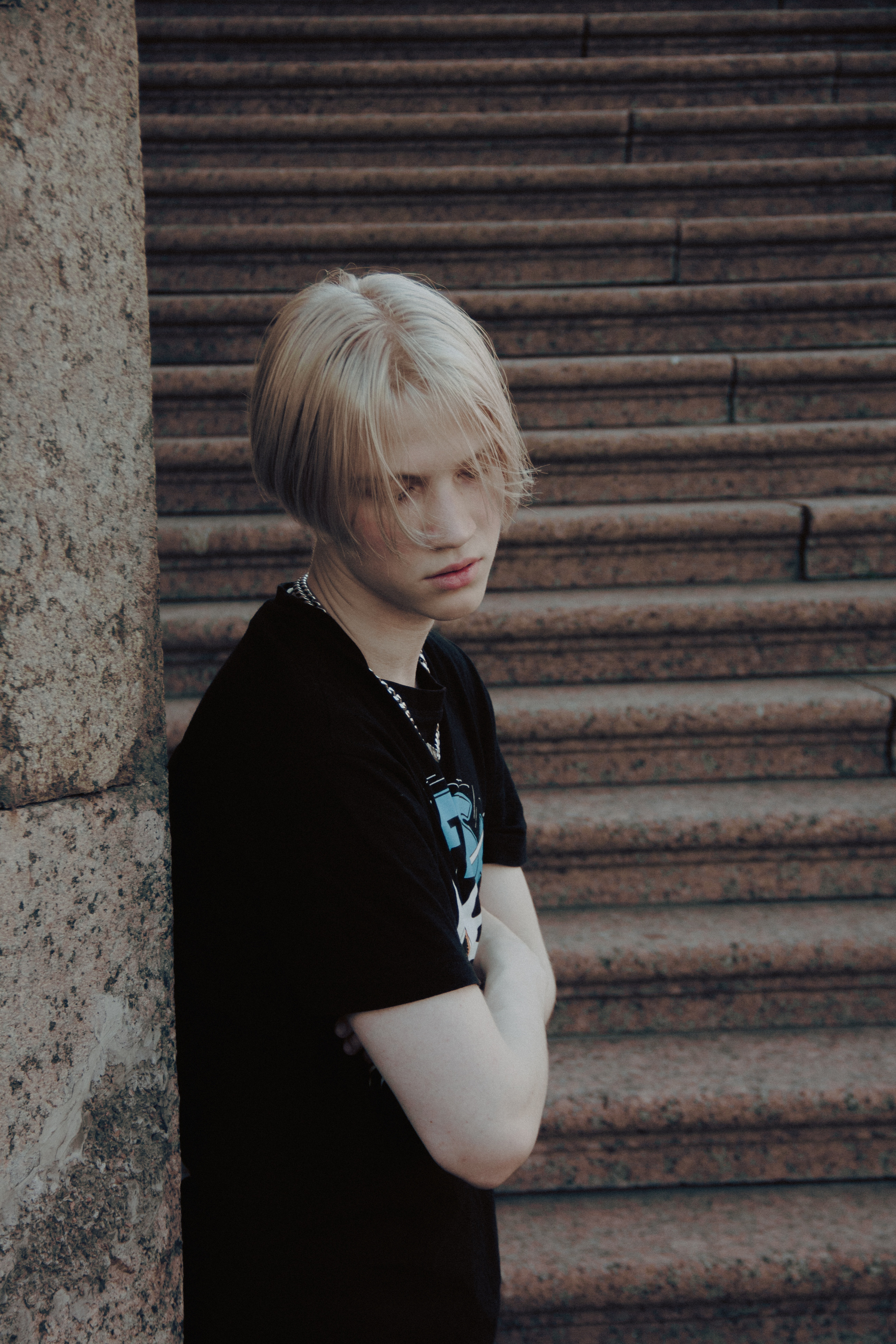 Санкт-Петербург Гостинный Двор лестница портретная сьемка 