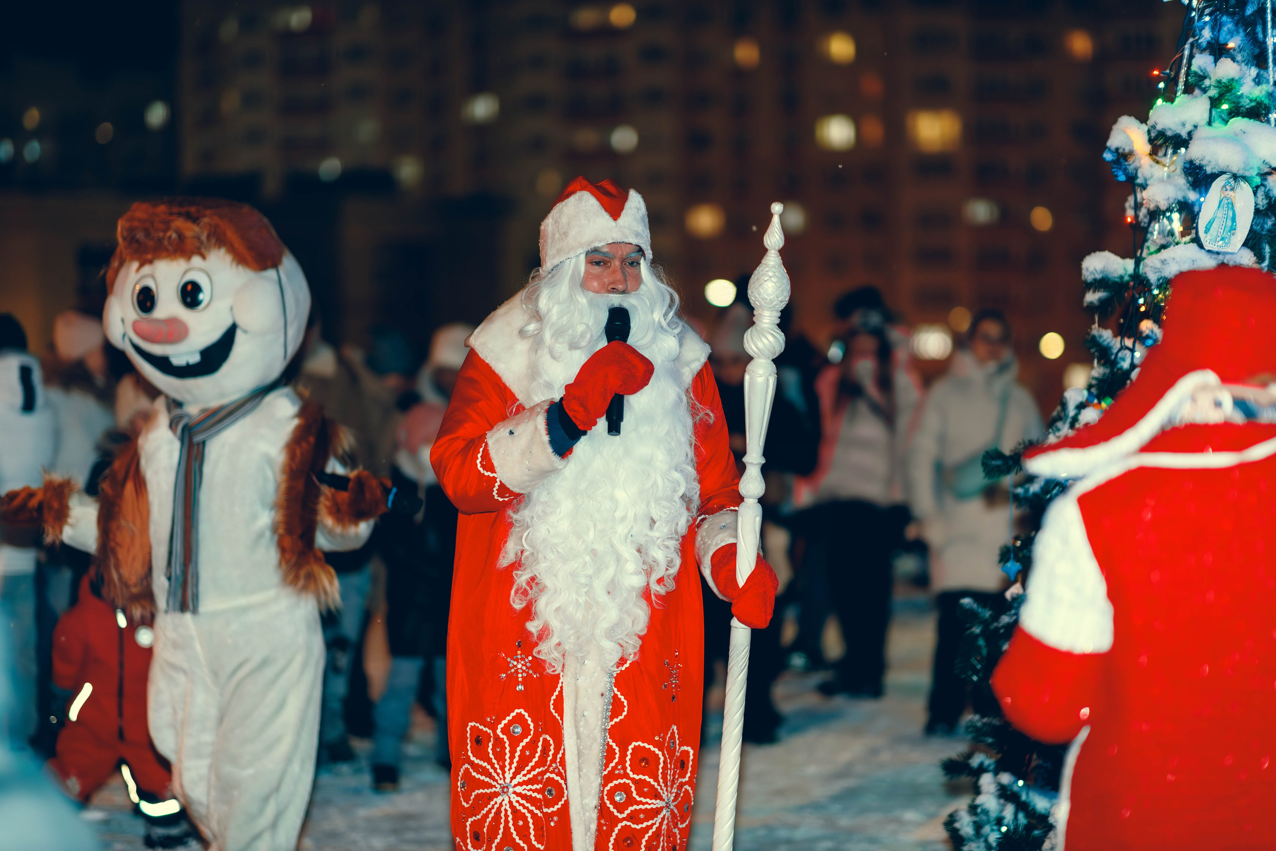 Елка в микрорайоне Университет. Фотограф г. Чебоксары Николай Фадеев
