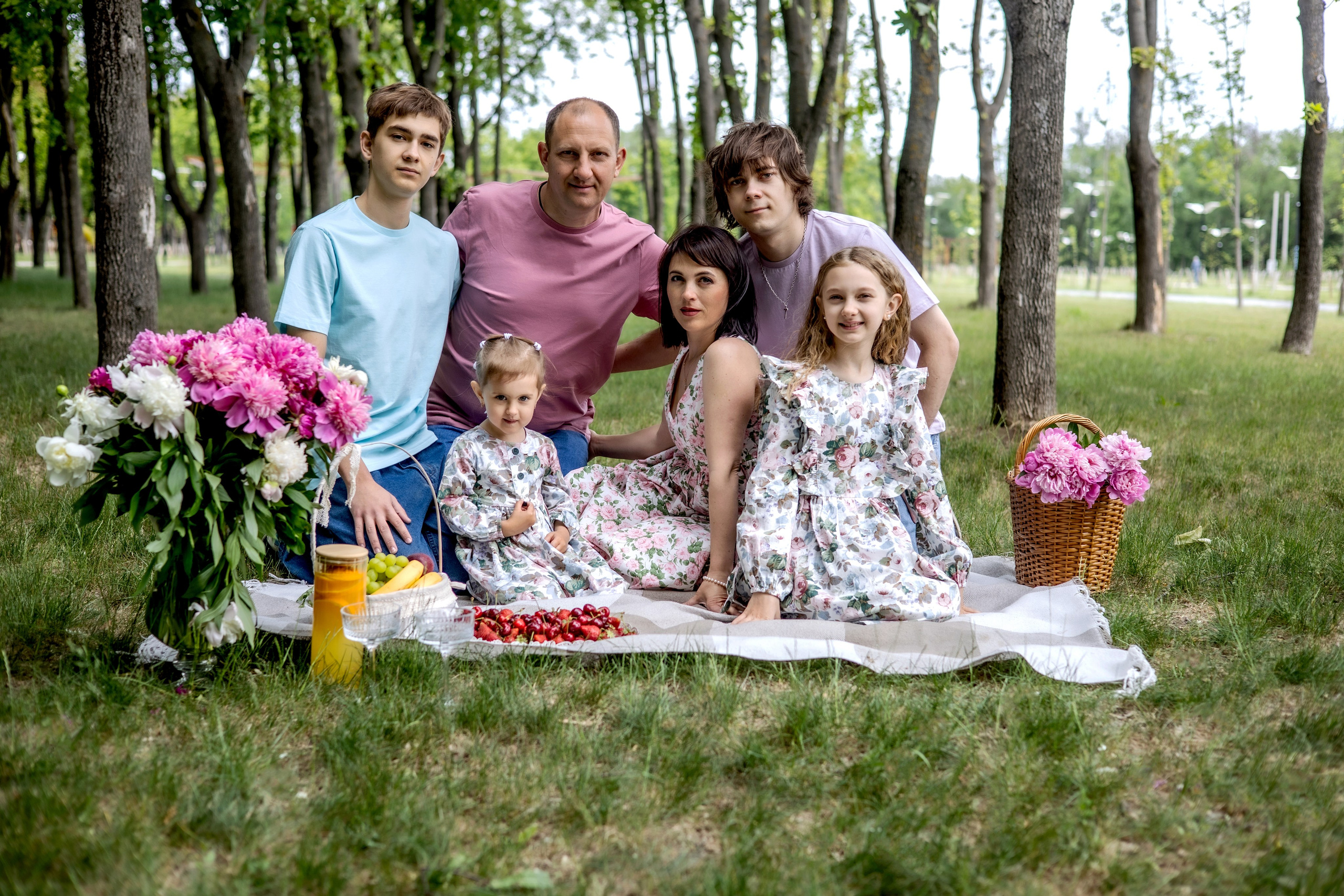 Семейный пикник. Фотограф Надежда Лукьянова