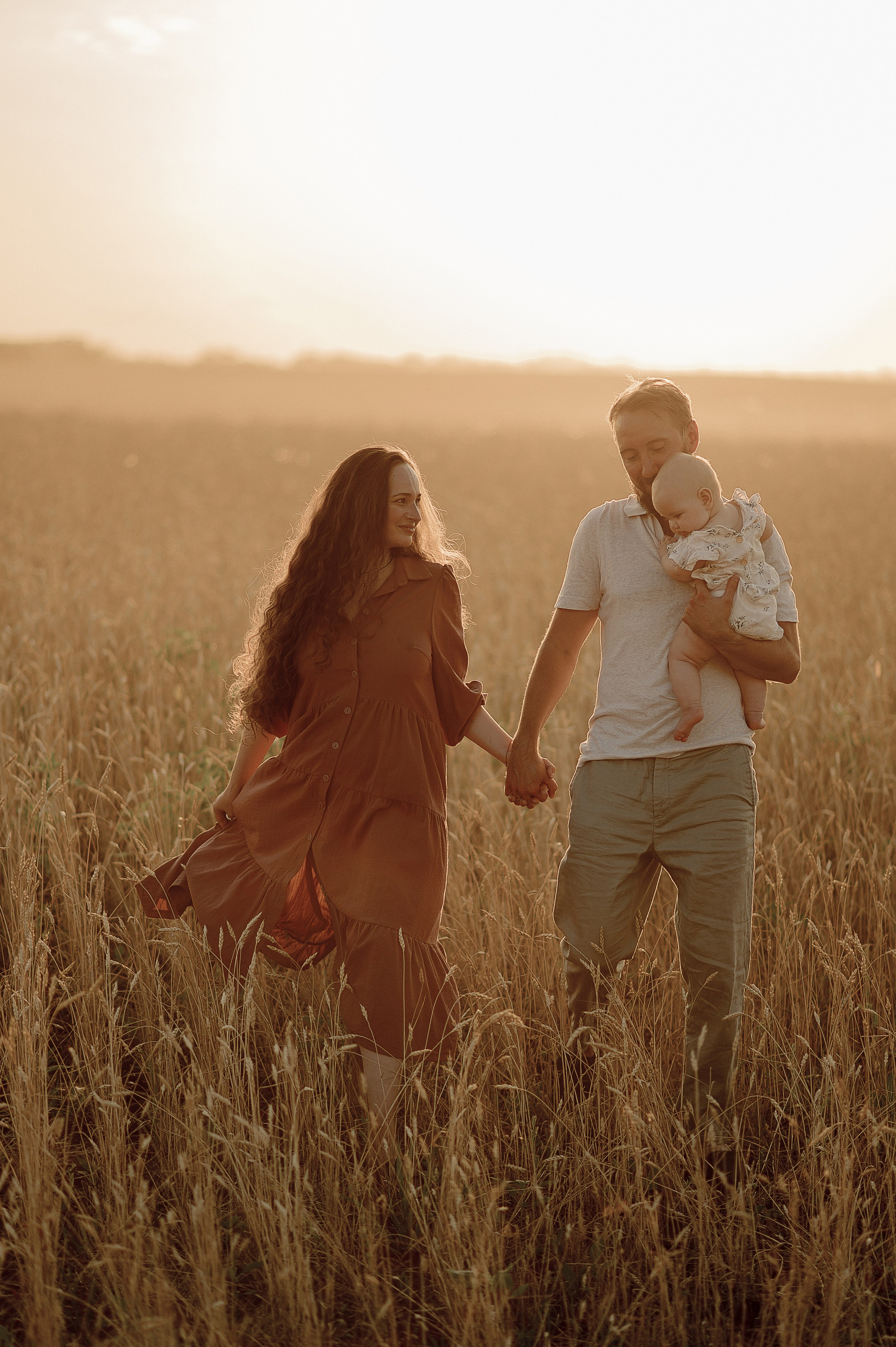 В пшенице. Фотограф Мария Стрелкова