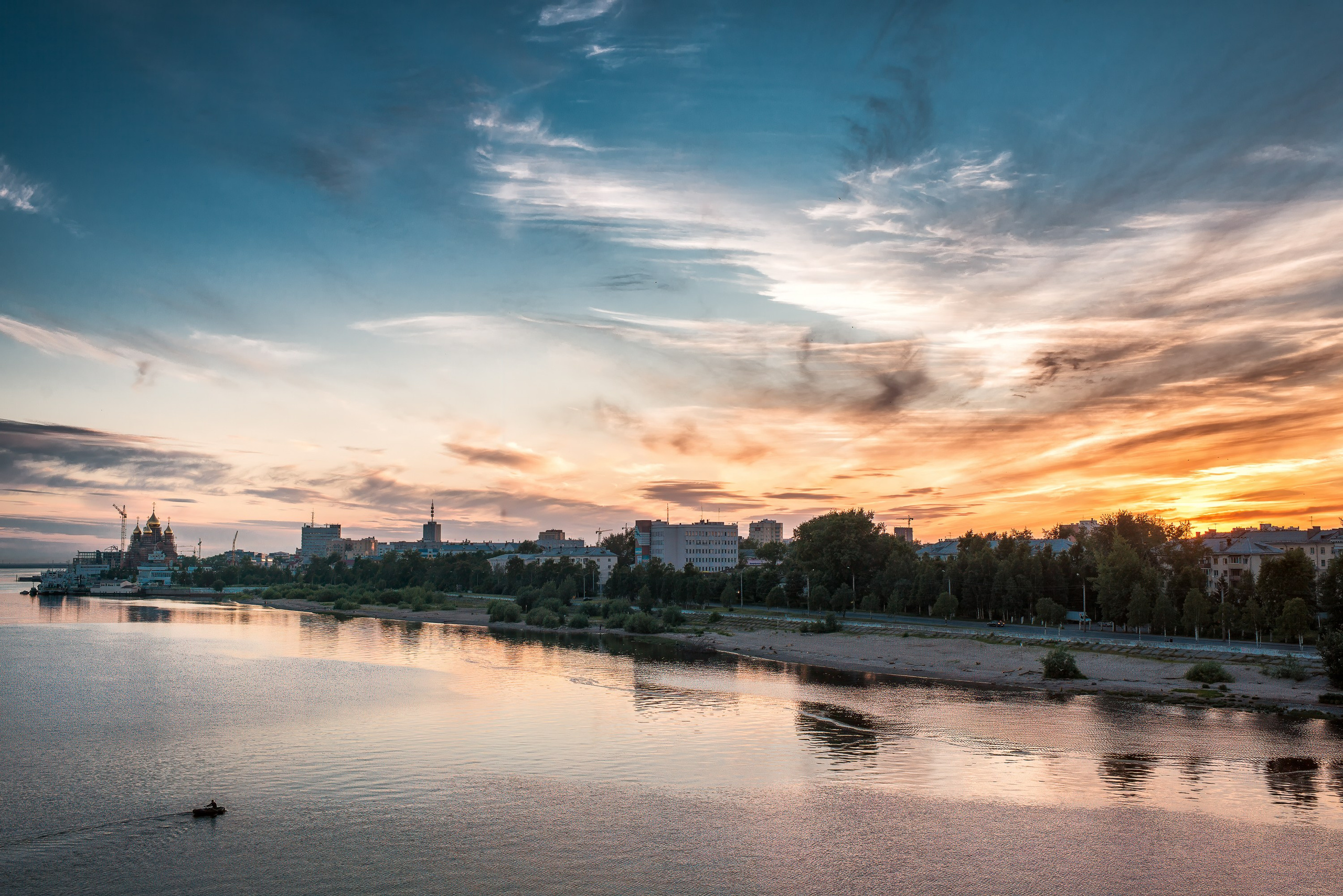 Город. Аэросъемка в Архангельске, Александр Ермолин