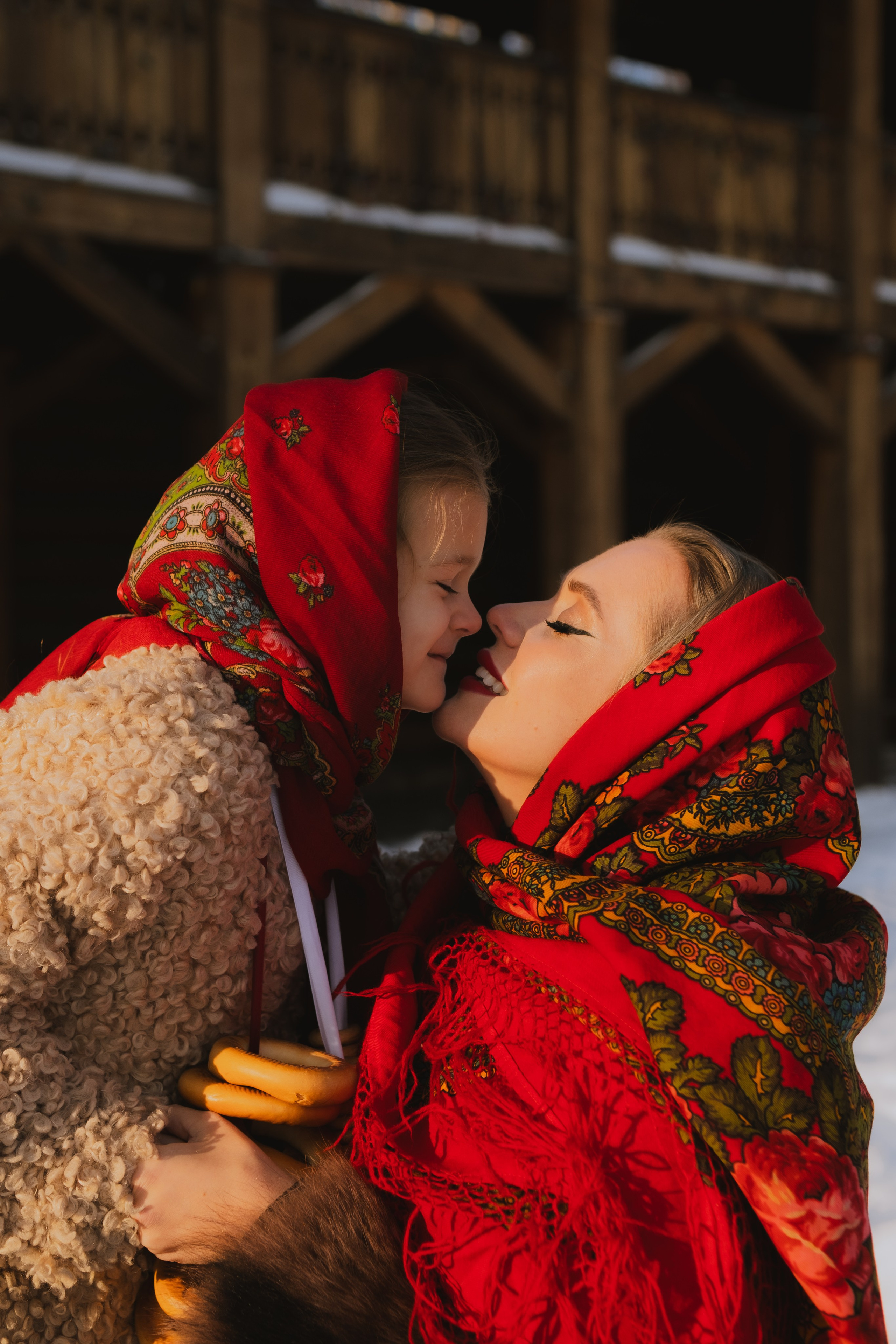 Мама с дочкой (зимняя фотосессия). Serg_film