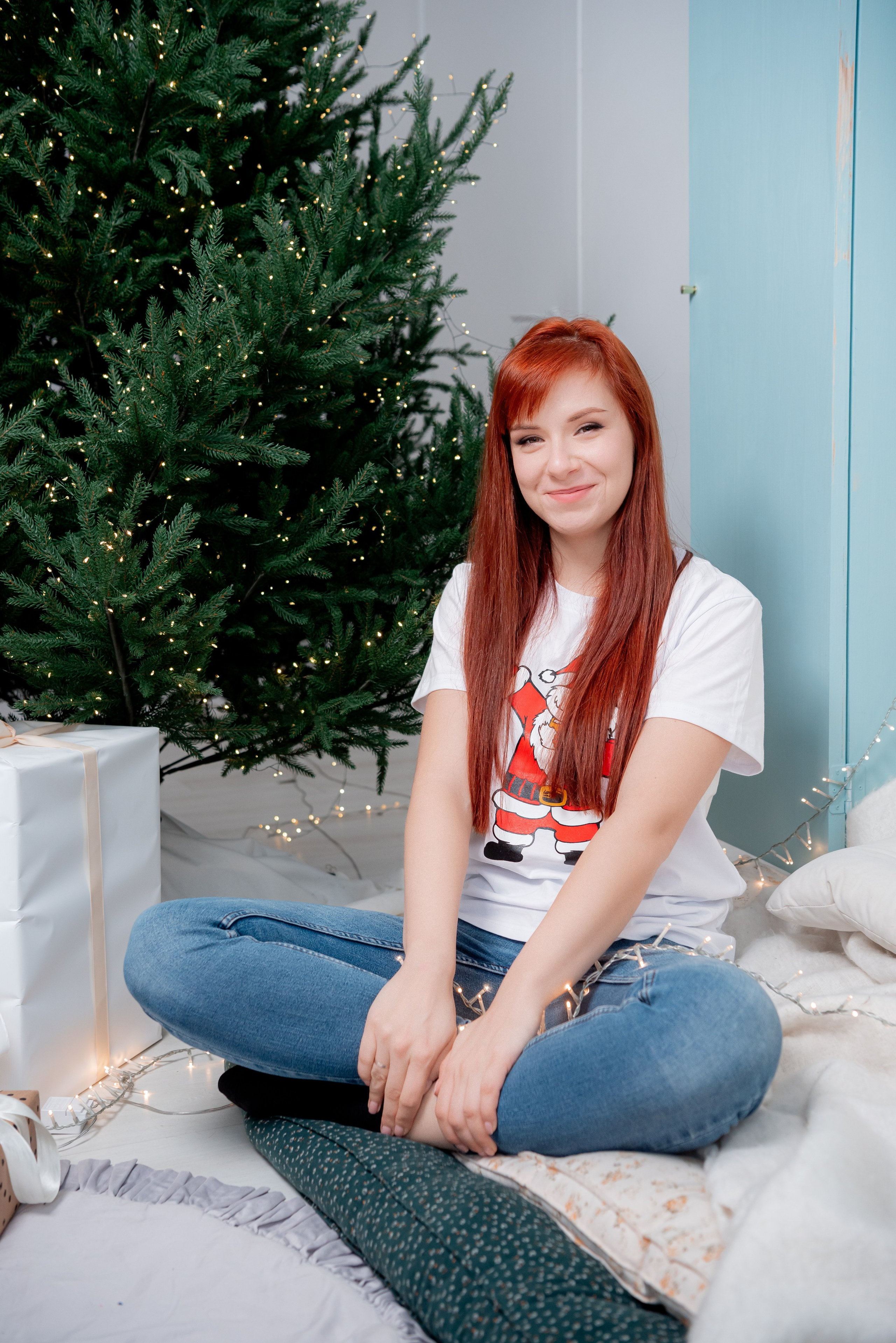 Новогодняя семейная фотосессия. Студия Скандибек. Фотограф в Волгограде и Волжском Александр Горбань