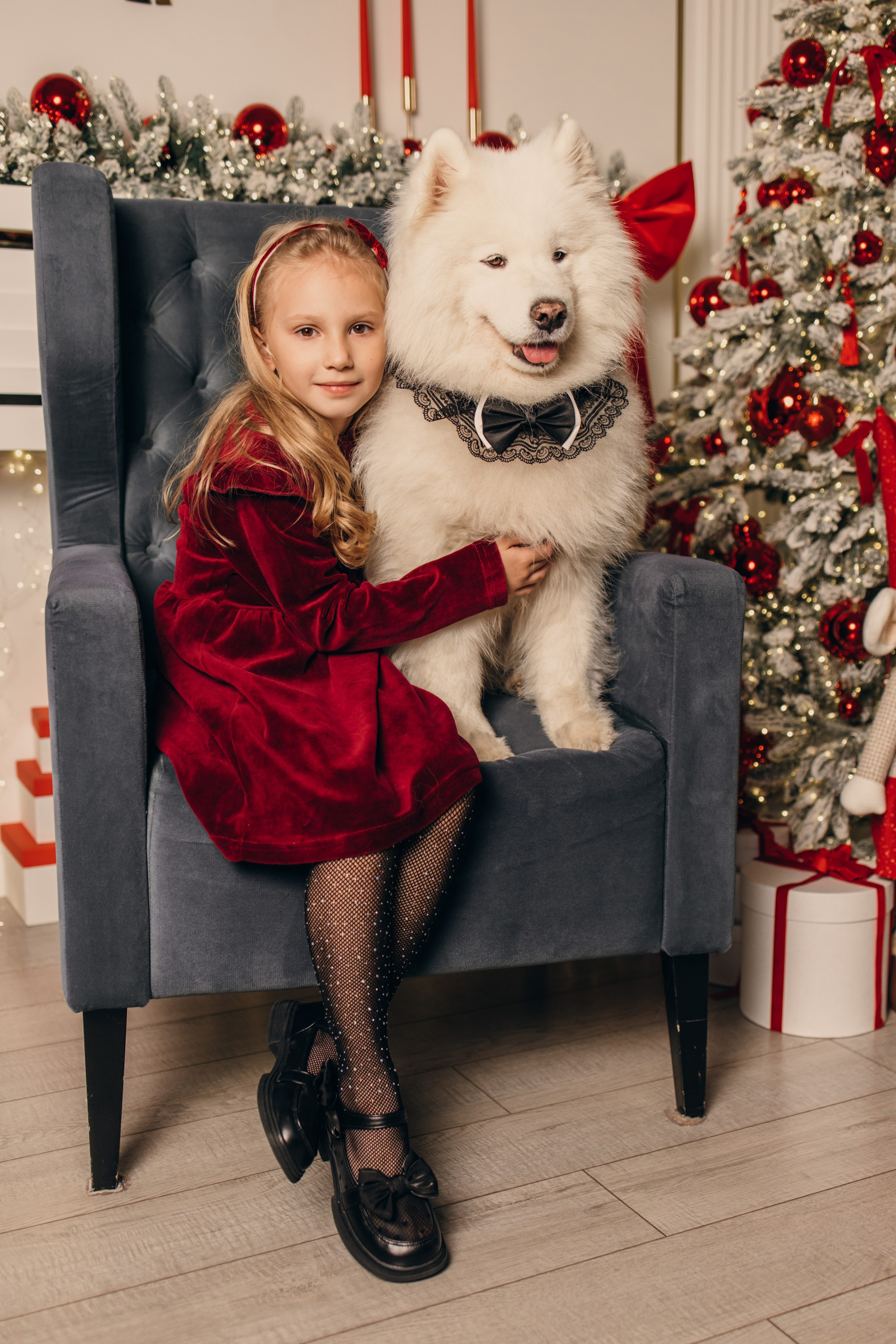 Новогодний самоед. Коновалова Ольга | фотограф в Пензе и Заречном