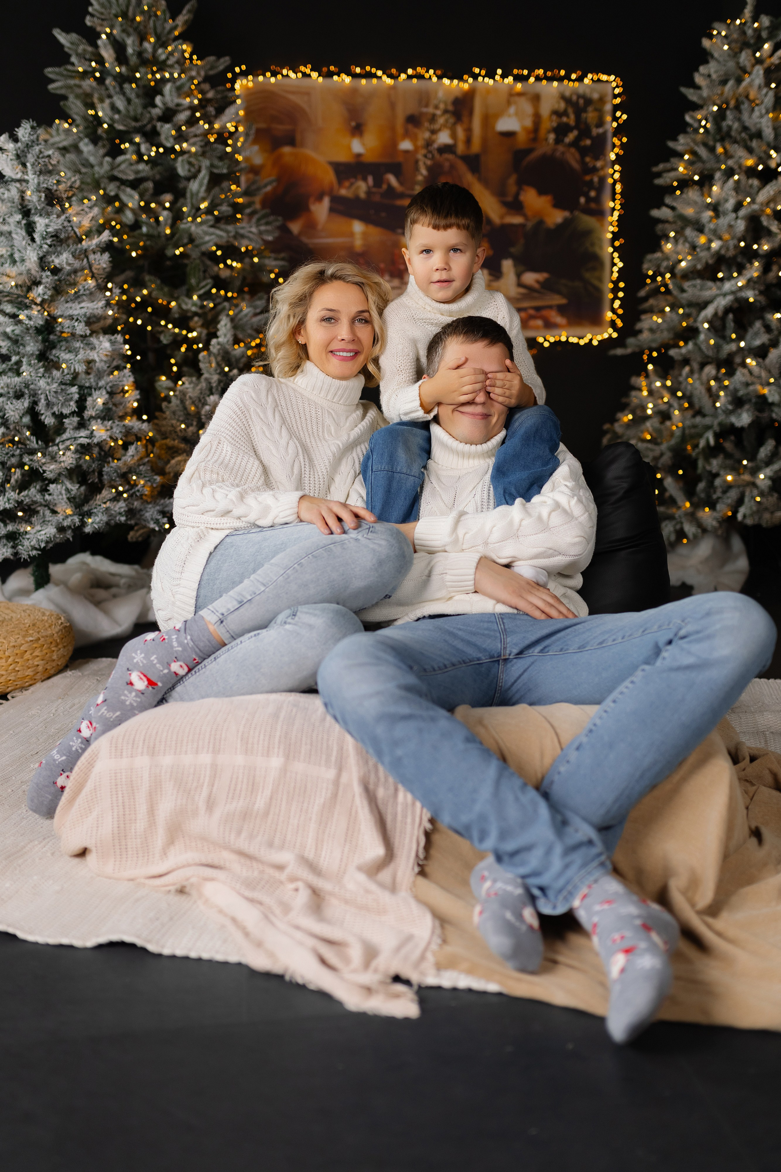 Семейная новогодняя съемка. Свадебный фотограф в Минске/Беларуси Сергей Спиридонов