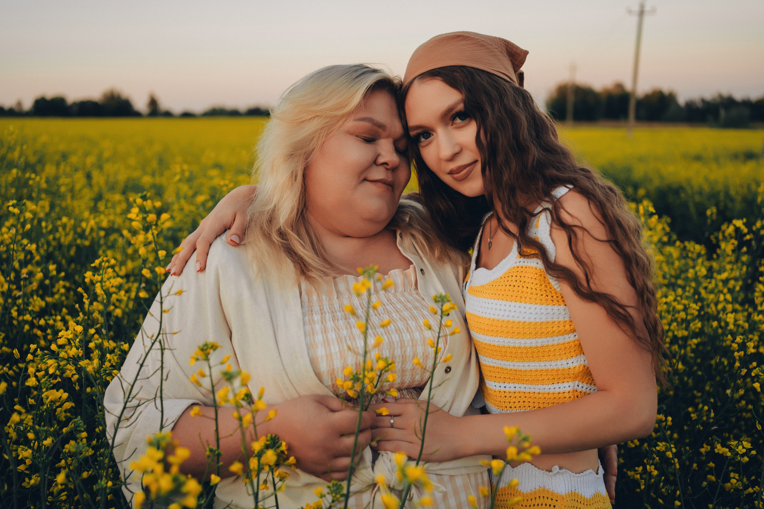 Парная съемка на природе. Мама и дочь. Фотограф в г. Чебоксары
