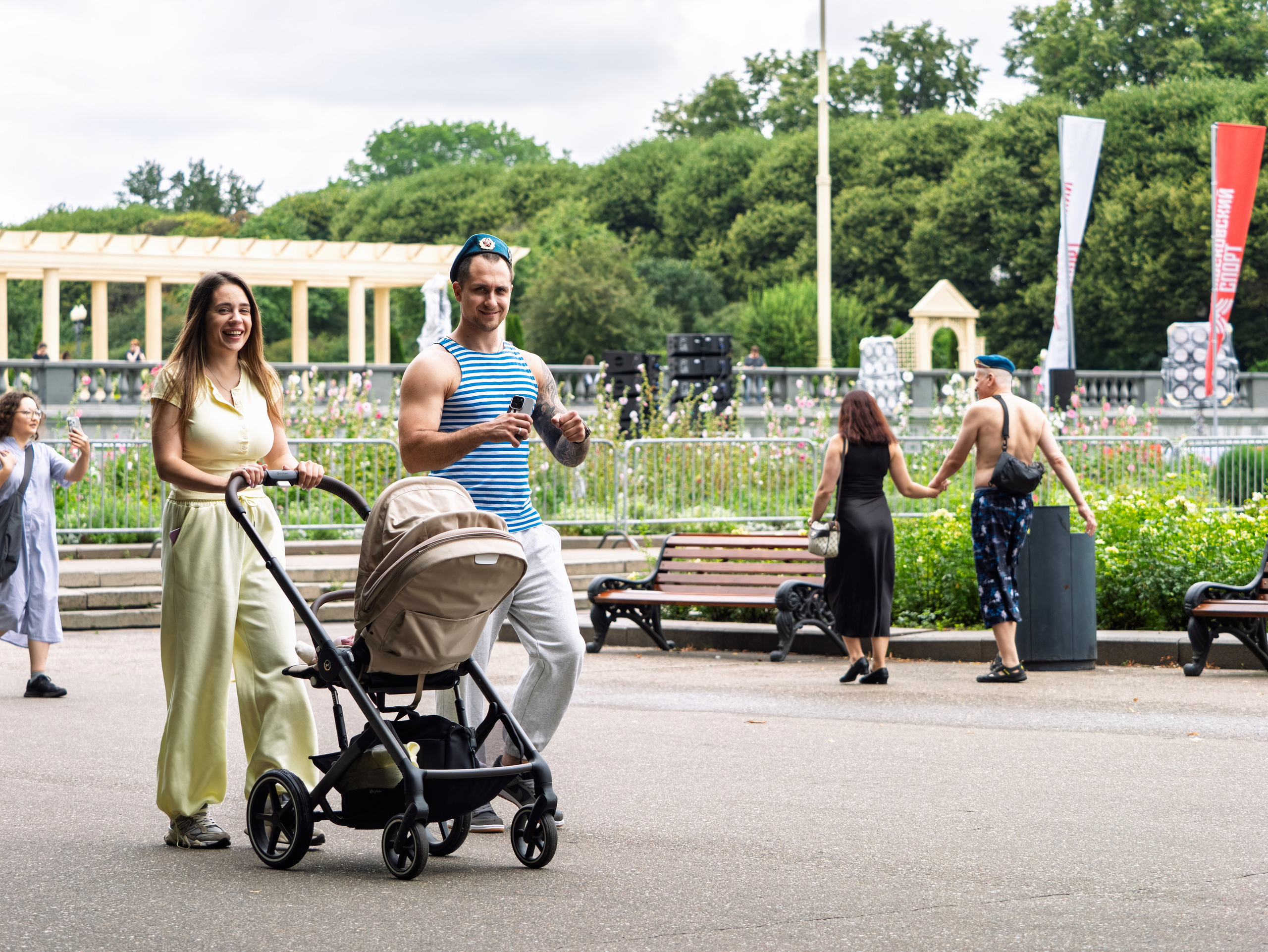 Празднование 95-летия ВДВ в парке горького 2 августа 2025 гола. Фотограф Никифоров-Гордеев Сергей. Москва и МО