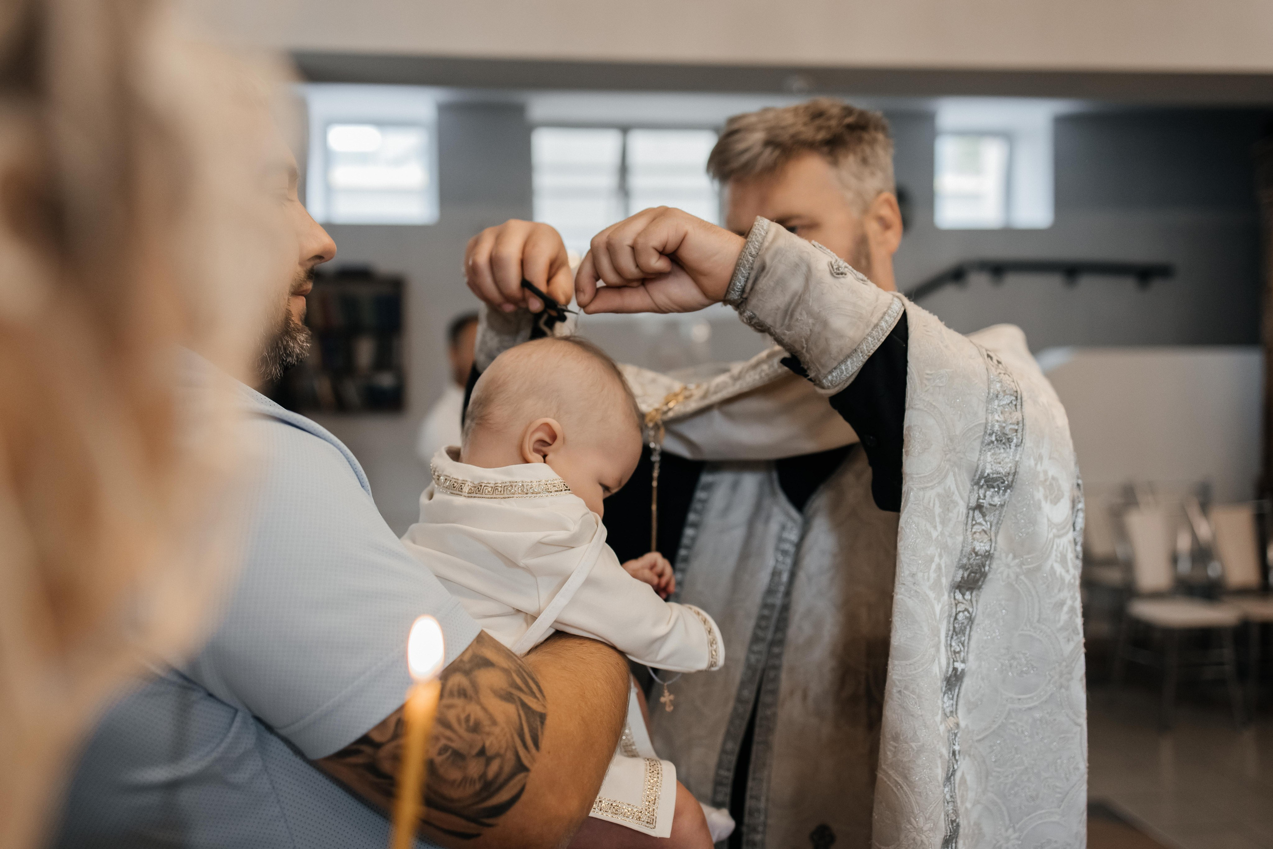 Крещение Ромы. Свадебный и семейный фотограф Яна Стражева. Волгоград, Москва