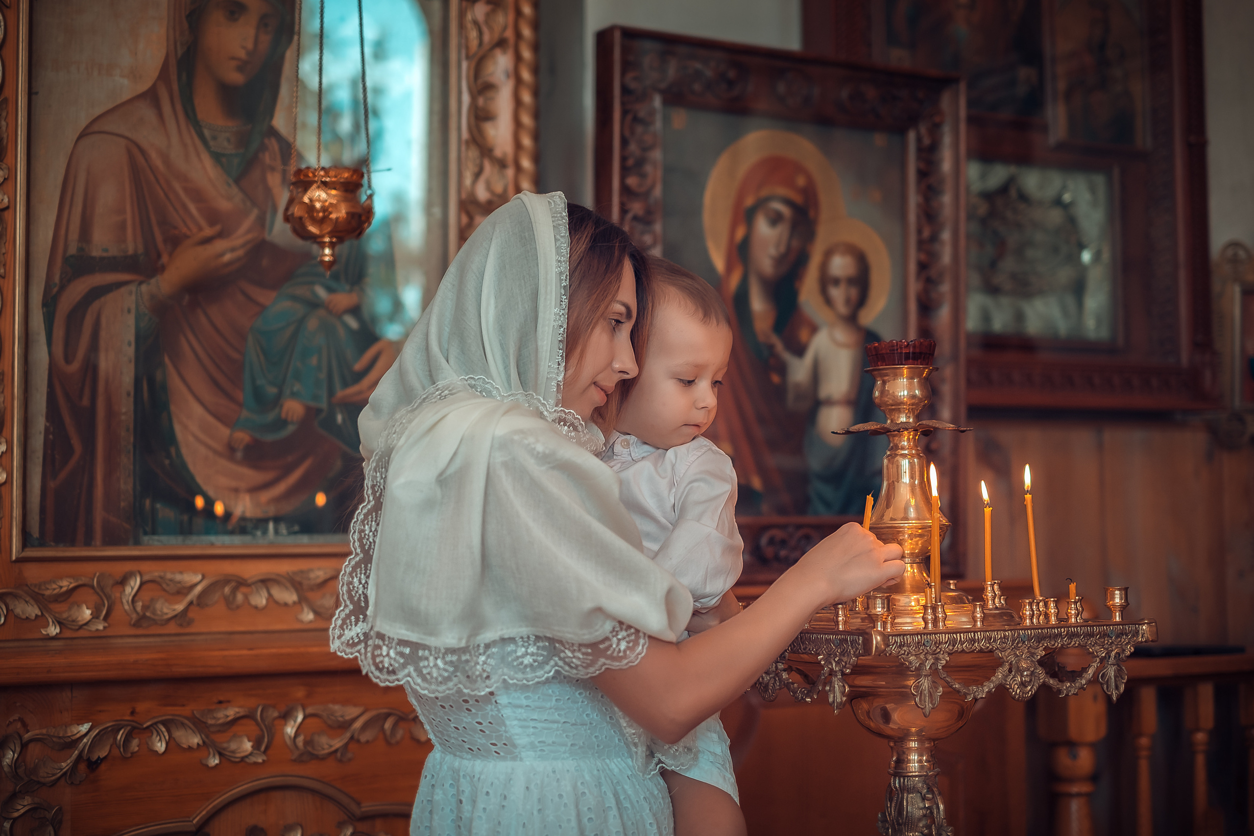 Фотограф на Крещение и Венчание в Красноярске Рамазанова Юлия