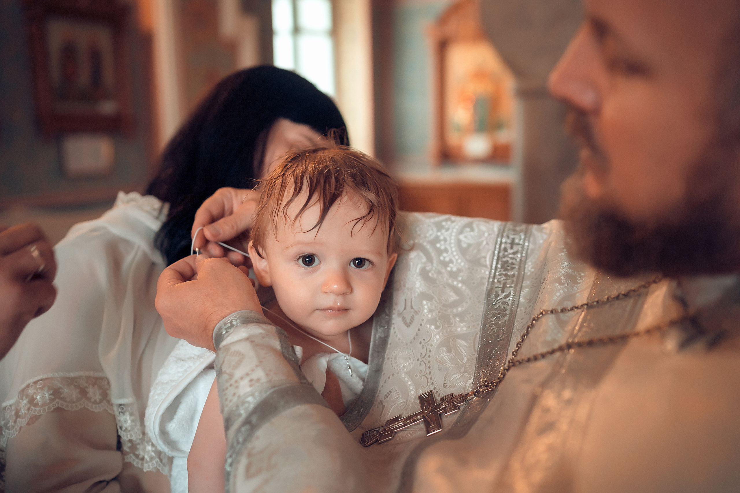 Таинство Крещения Никиты Храм Иоанна Предтечи. Фотограф на Крещение и Венчание в Красноярске Рамазанова Юлия
