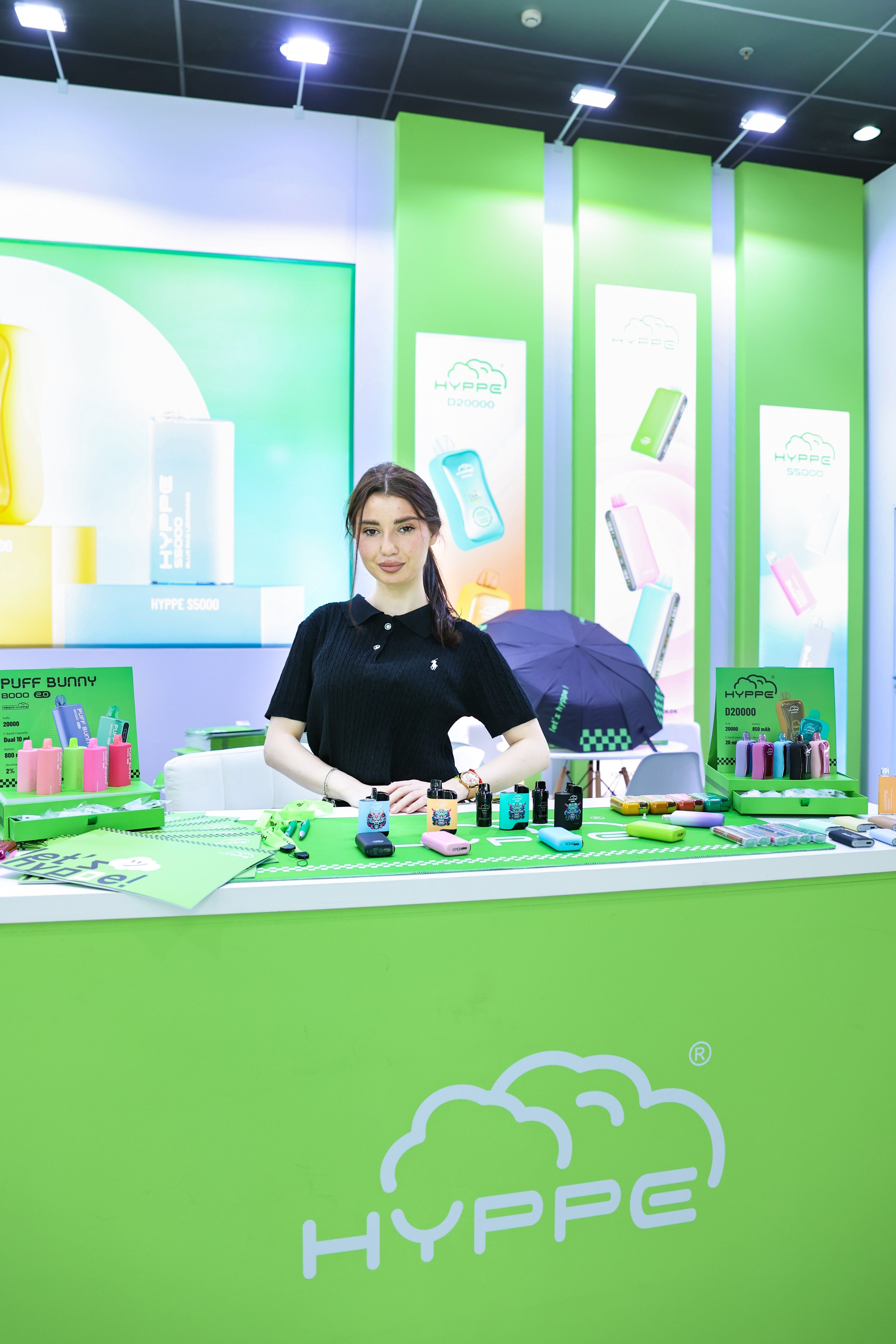 Стенд Hyppe на Vape Club Show. Фотограф Дарья Попова