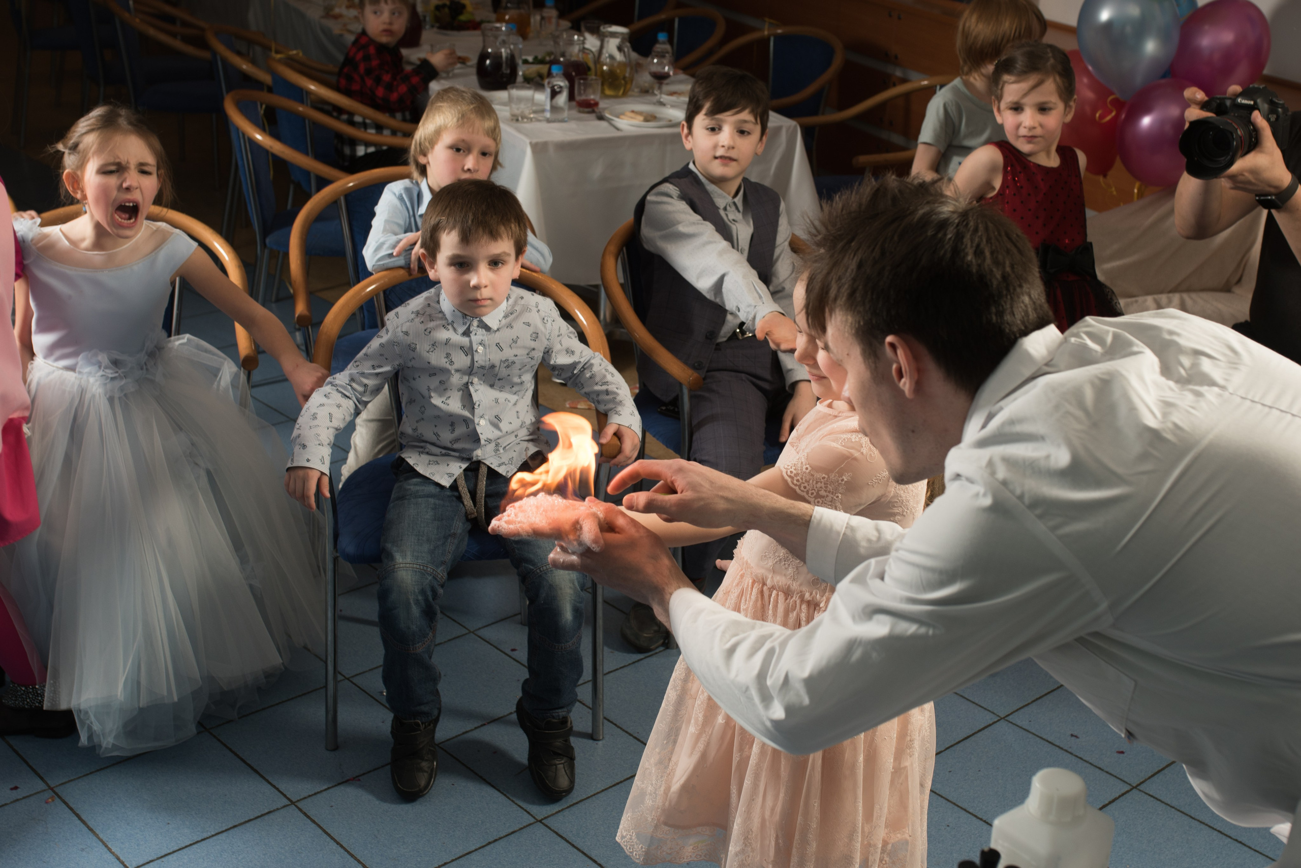 Детский праздник. Фотограф Андрей Зикеев, фотостудия AzArt Studio в Москве