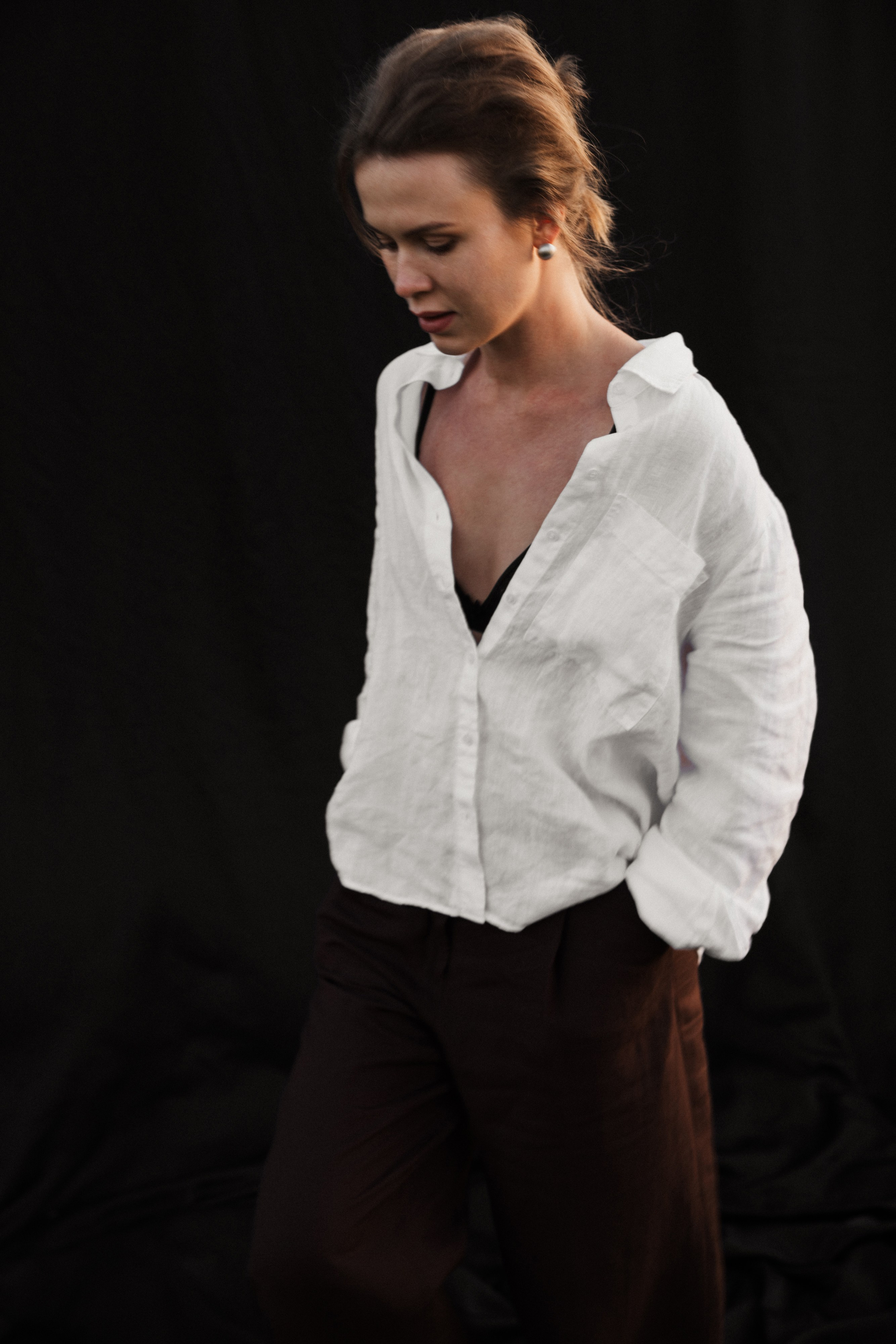 Фэшн съёмка в поле