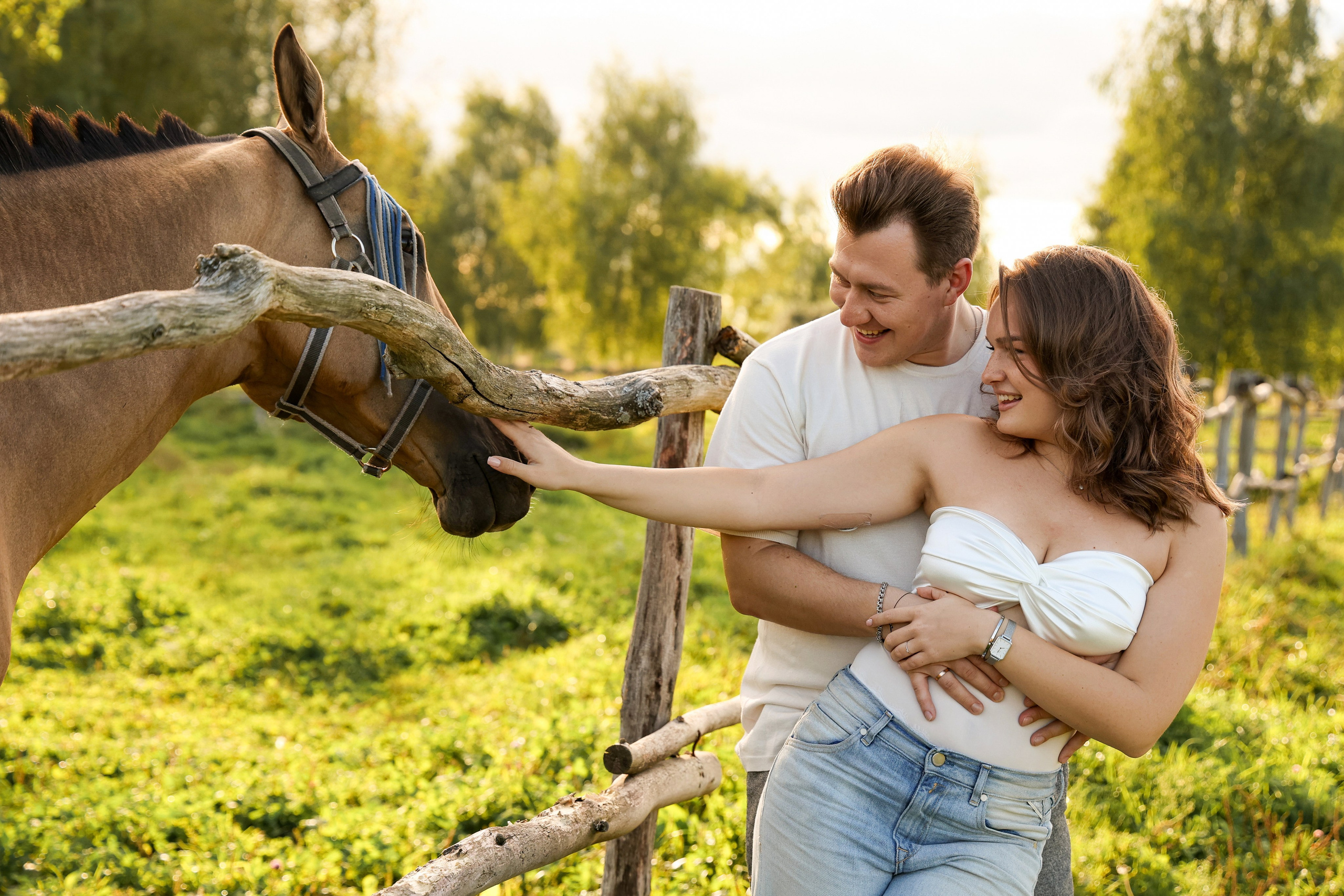 Валентин & Валерия. Конная прогулка. Свадебный и Event фотограф в Москве Бажина Ирина