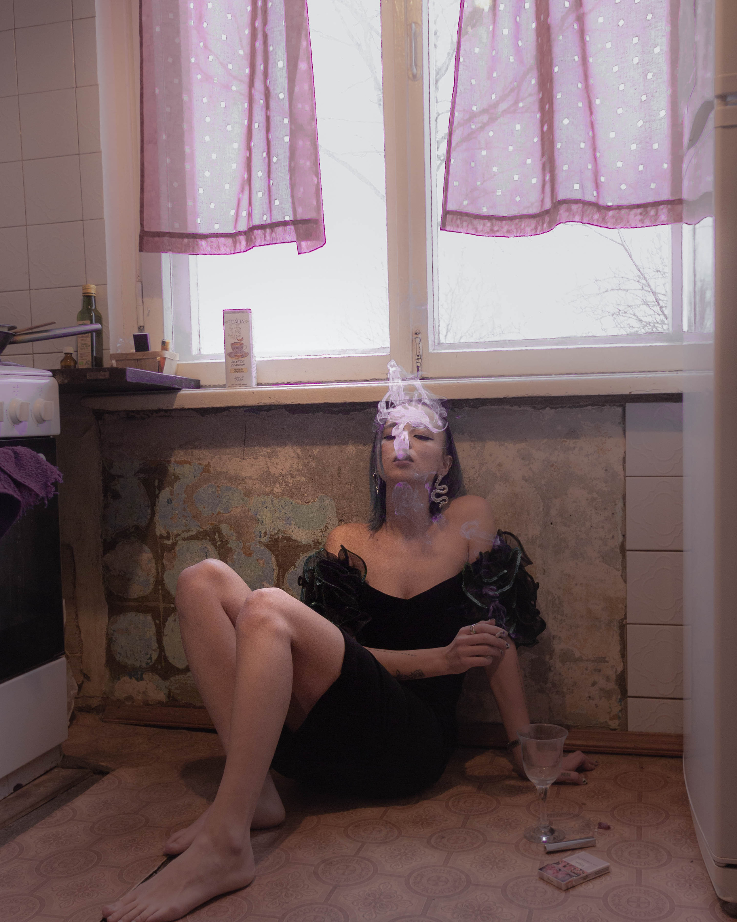 PURPLE RAIN. Photographer Barcelona