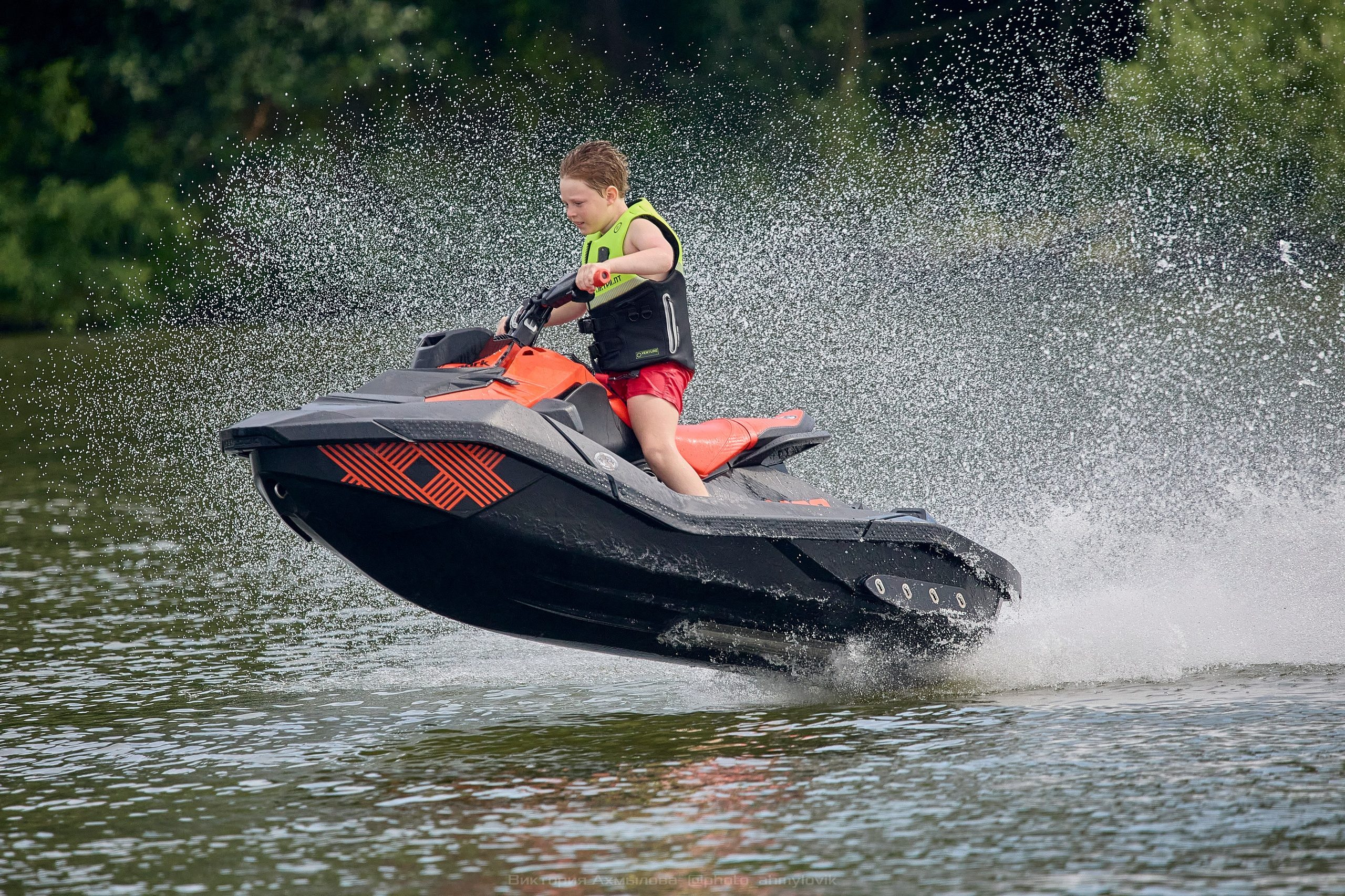 Аквабайки на Северке. Виктория Ахмылова. Фотограф в Москве