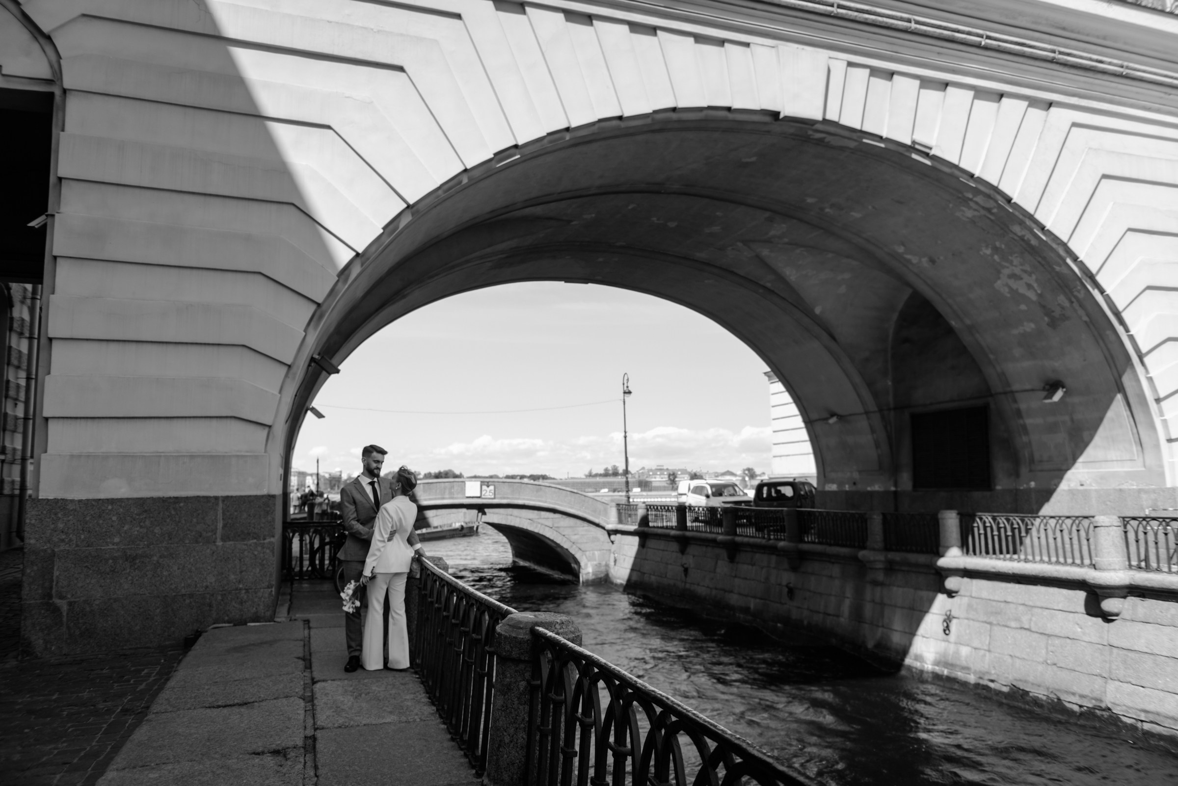 свадебная фотосессия у Зимней канавки