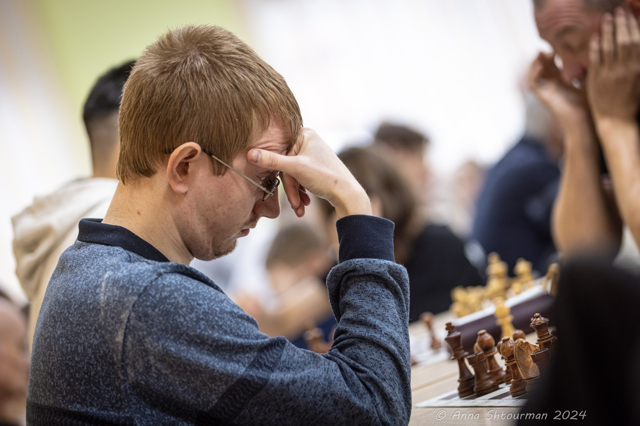 2024 Чемпионат Ярославской области по быстрым шахматам (Ярославль, Россия). Фотограф Анна Штурман (репортажная съёмка любых событий и мероприятий) Anna Shtourman photographer