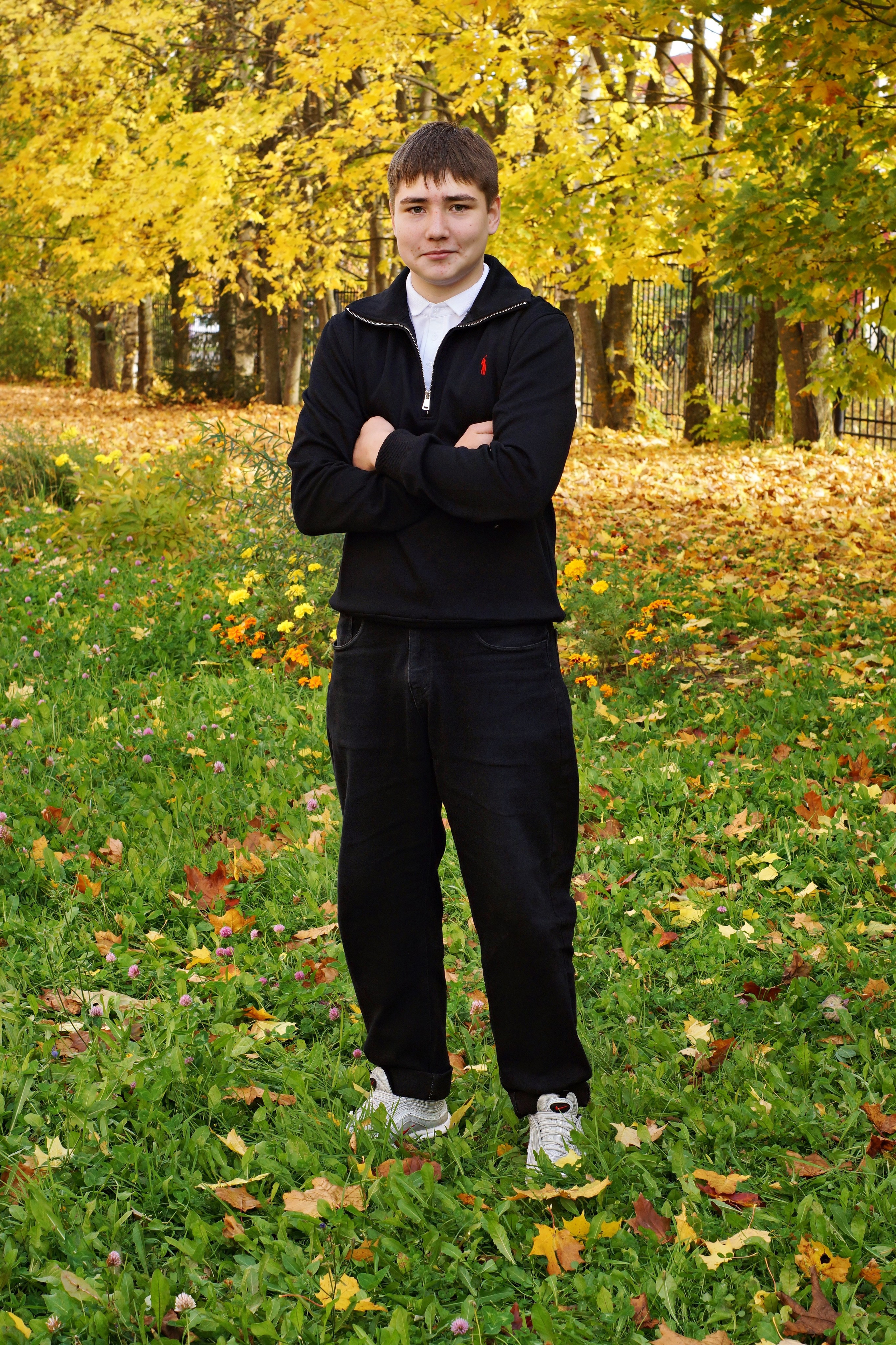 Осенняя фотосессия в школе г. Йошкар-Ола