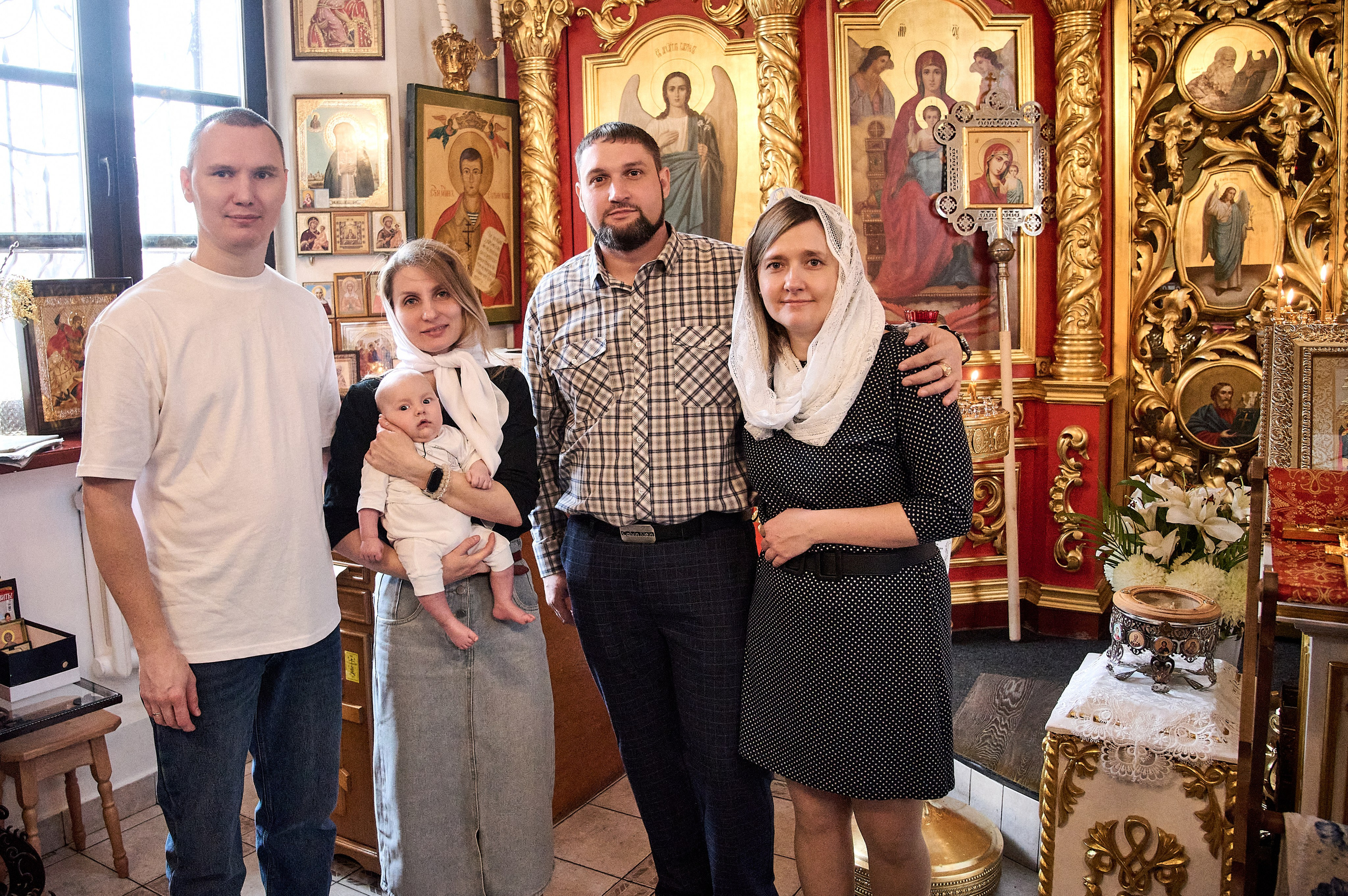 Крещение малыша в Новокузнецке — фотограф таинство крещение