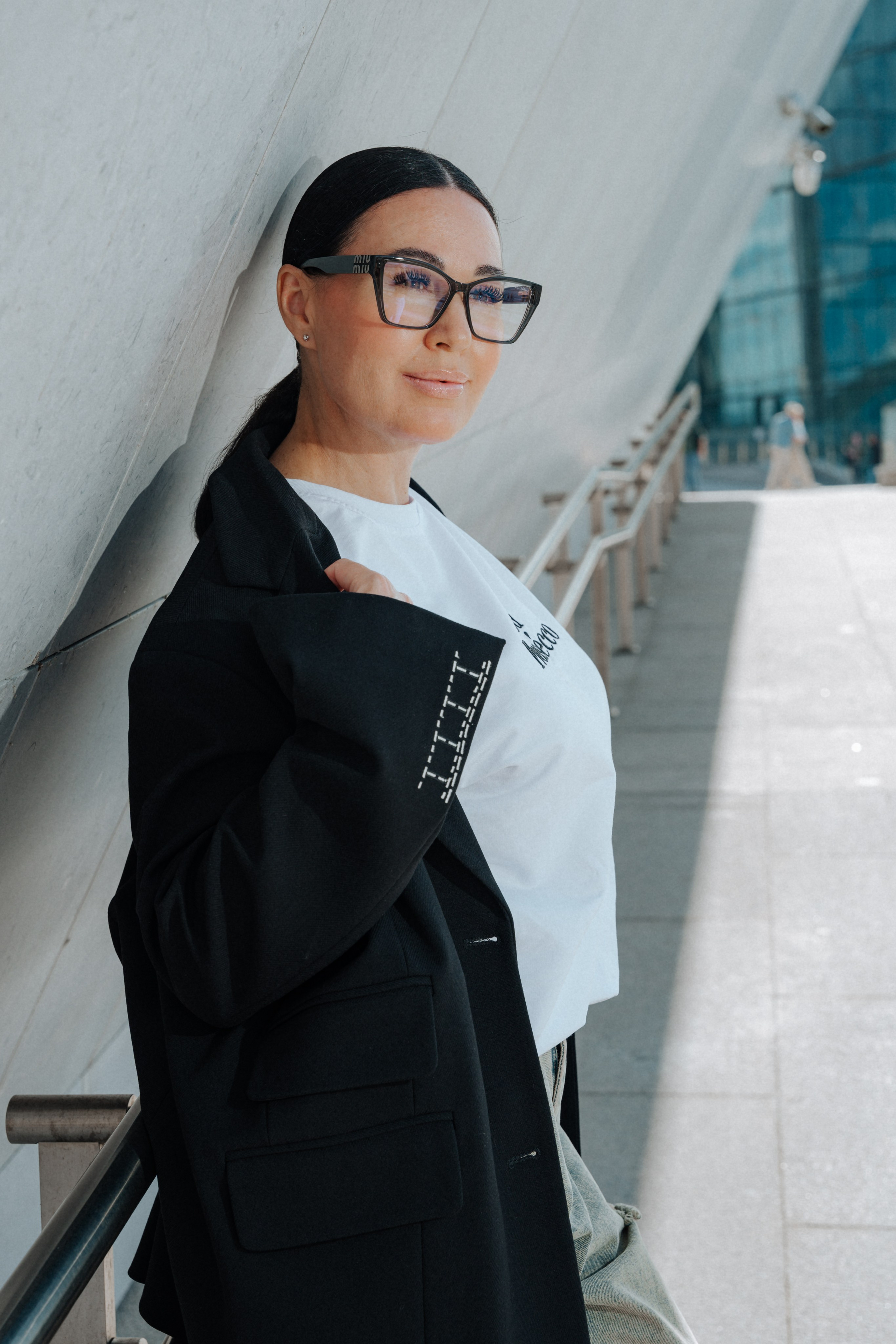 Елена. Лахта центр. Портретный фотограф в Санкт-Петербурге Дмитриева Наталия